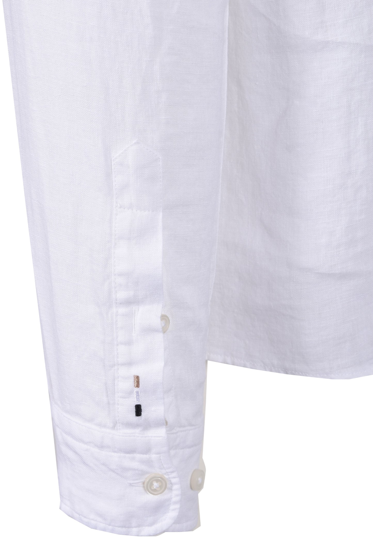 Boss H-roan-bd-e-c1-243 Linen Shirt White