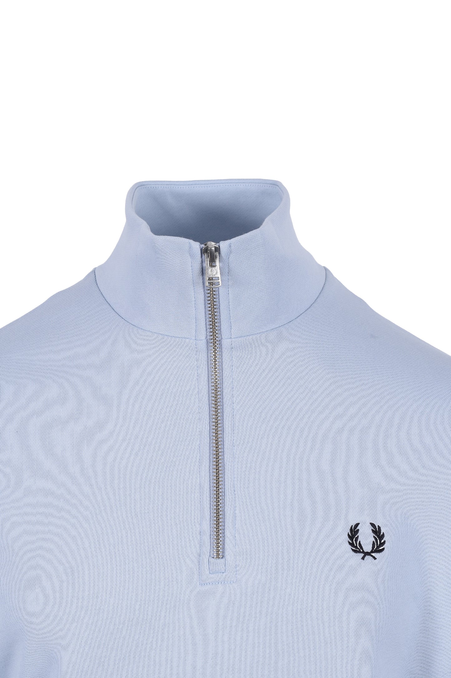 Fred Perry Half Zip Sweatshirt Light Smoke