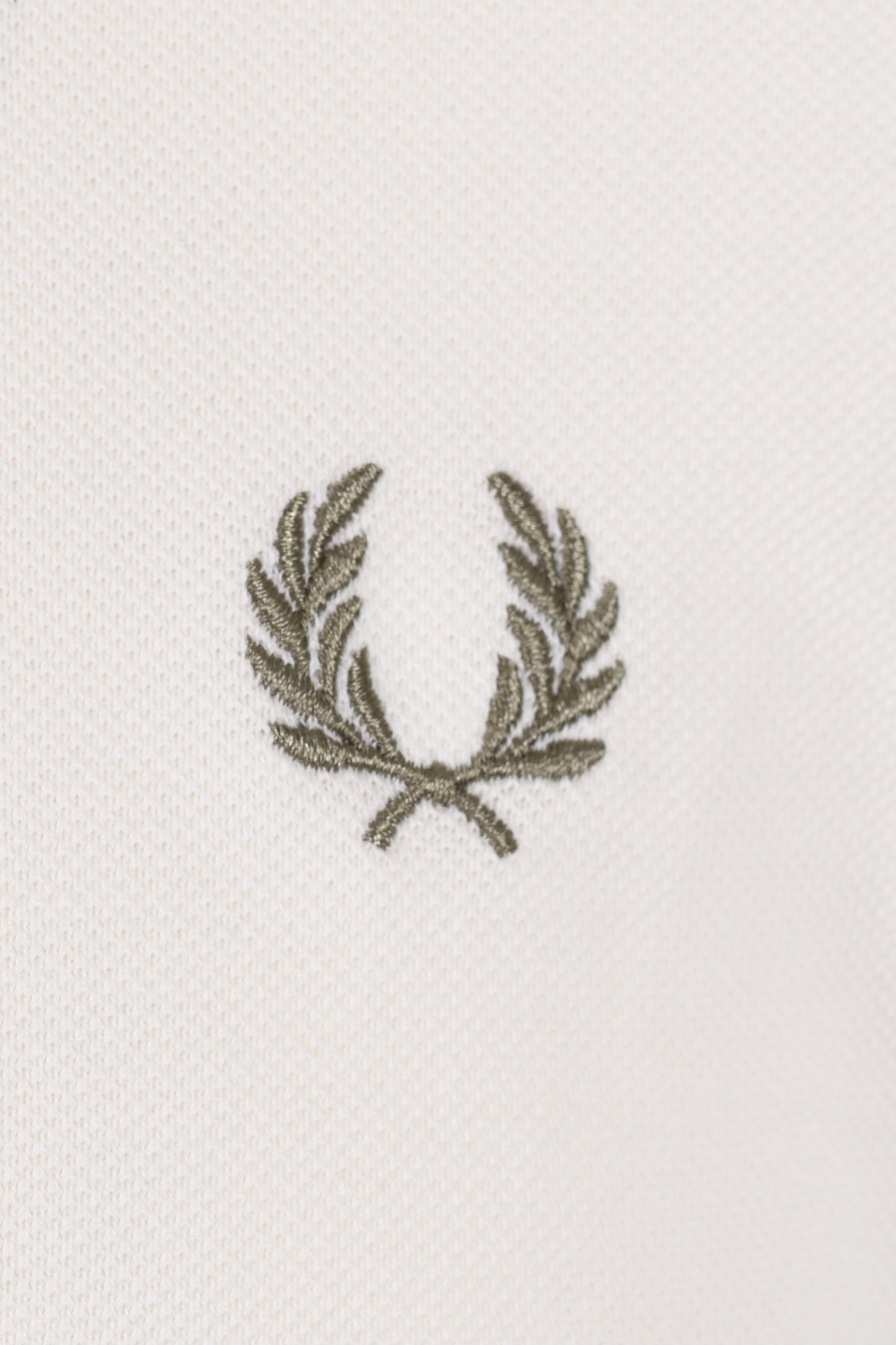 Fred Perry Twin Tipped Polo Light Ecru/Olive