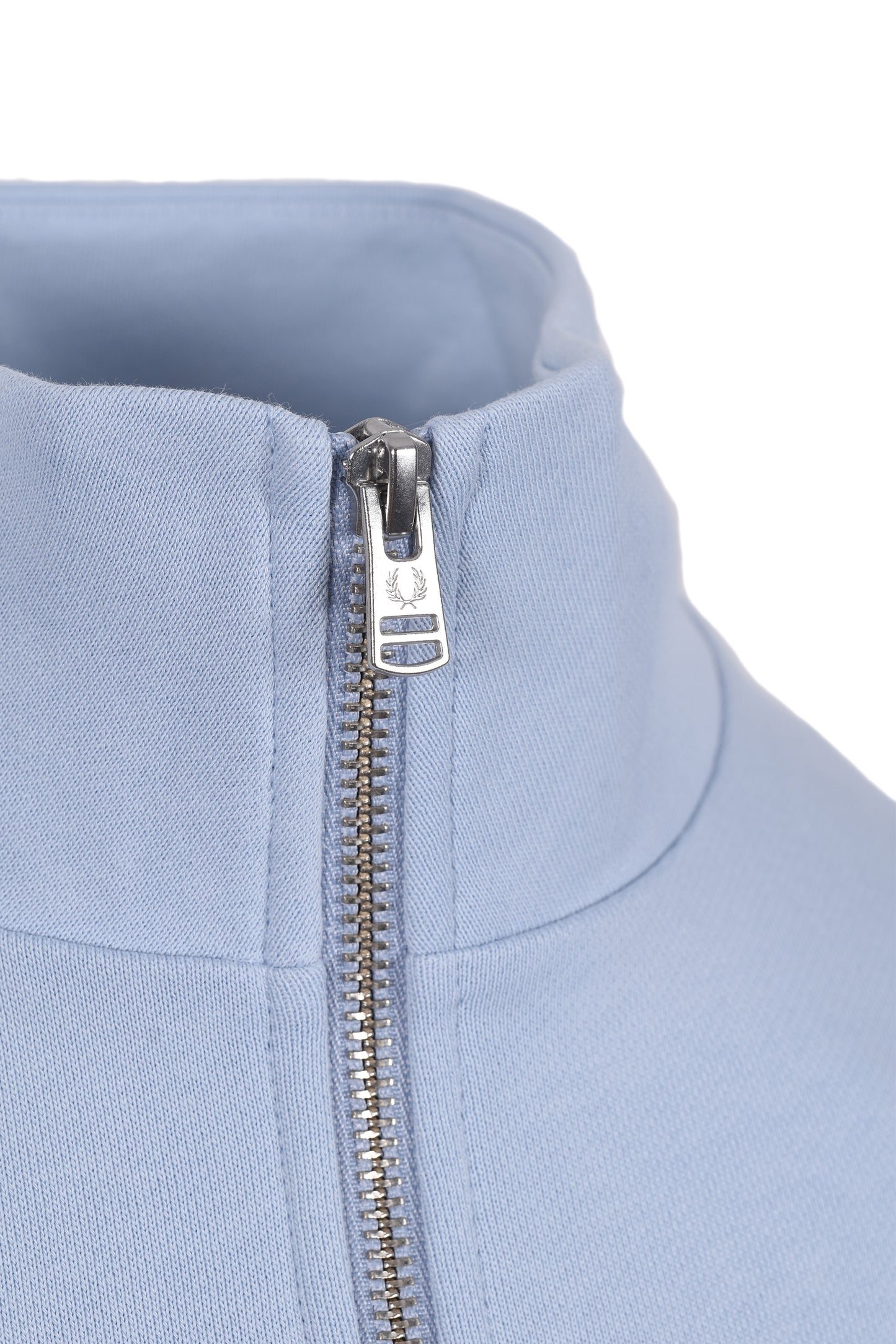 Fred Perry Half Zip Sweatshirt Light Smoke