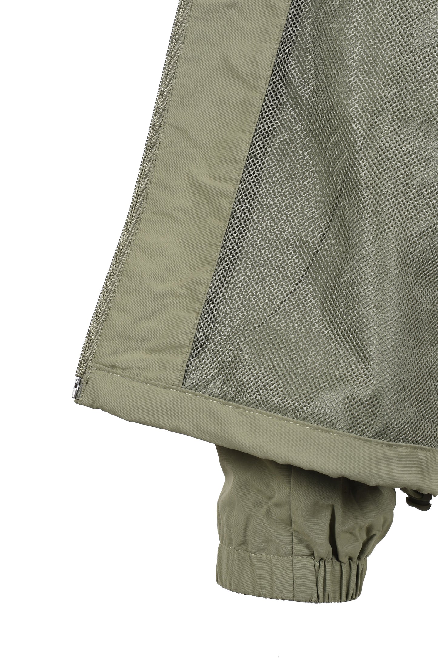 Fred Perry Taslan Hooded Shell Jacket Olive Mint