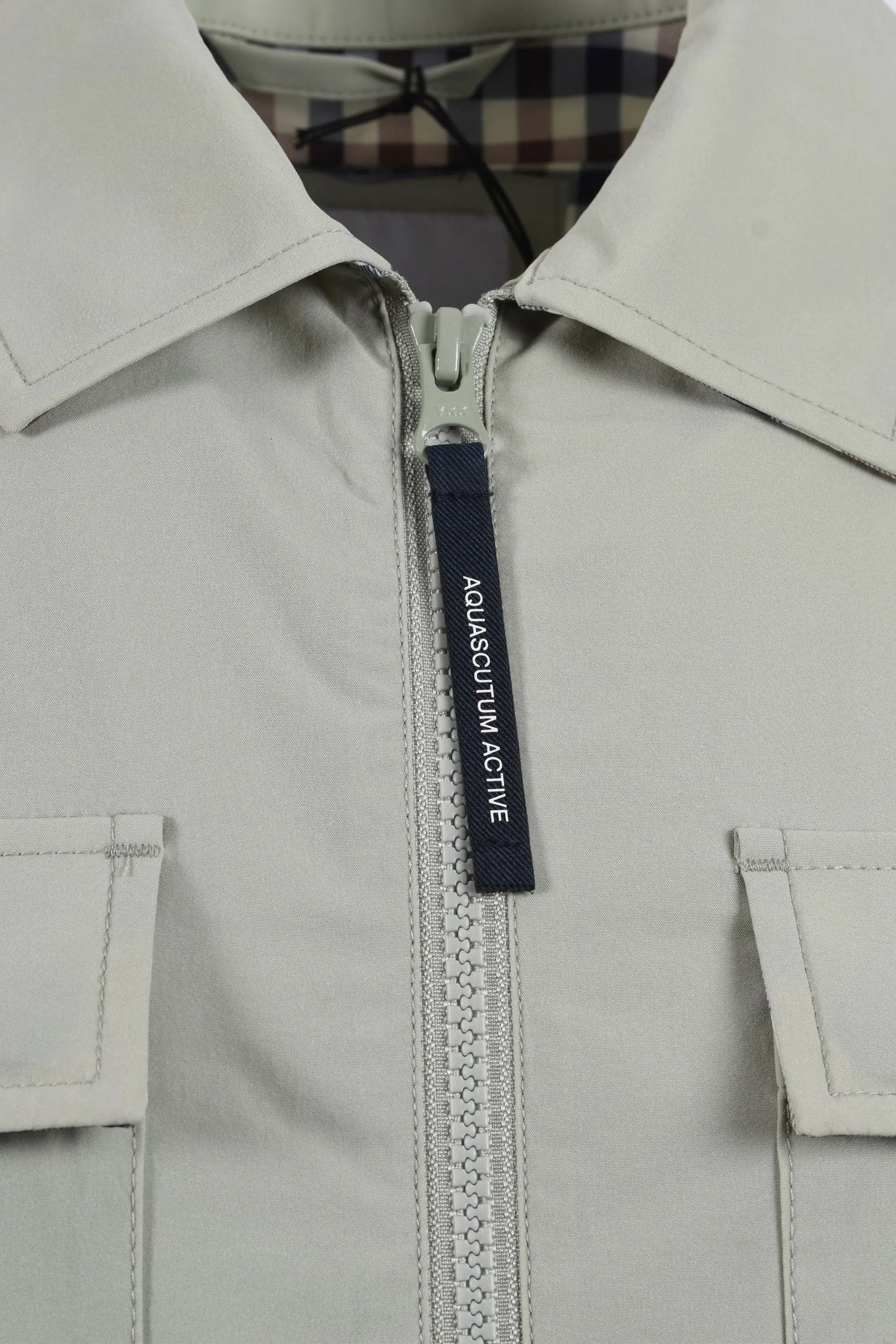 AQUASCUTUM SHELL SP OVERSHIRT SALVIA Aquascutum