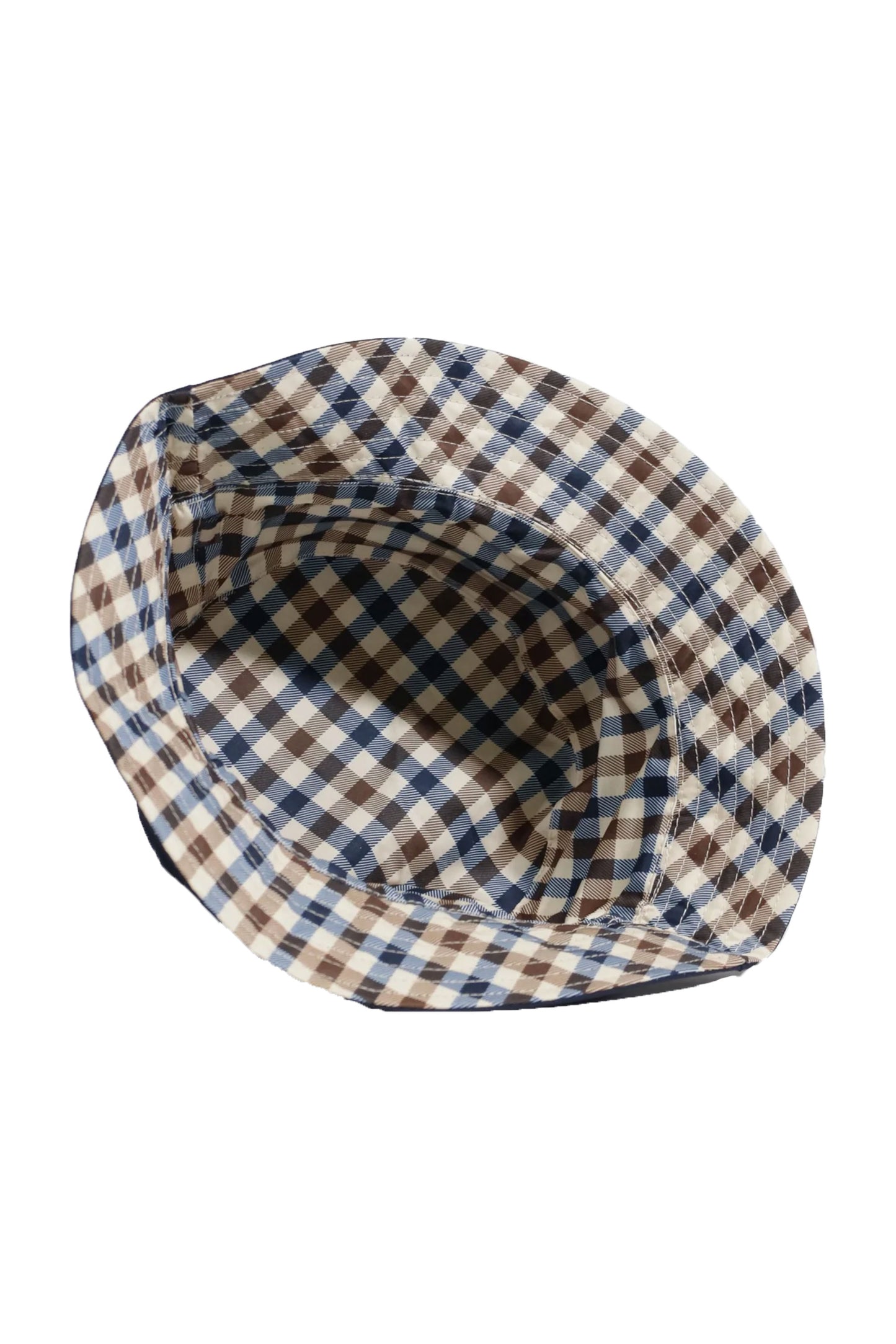 Aquascutum Iconic Reversible Bucket Hat Club Check/Navy