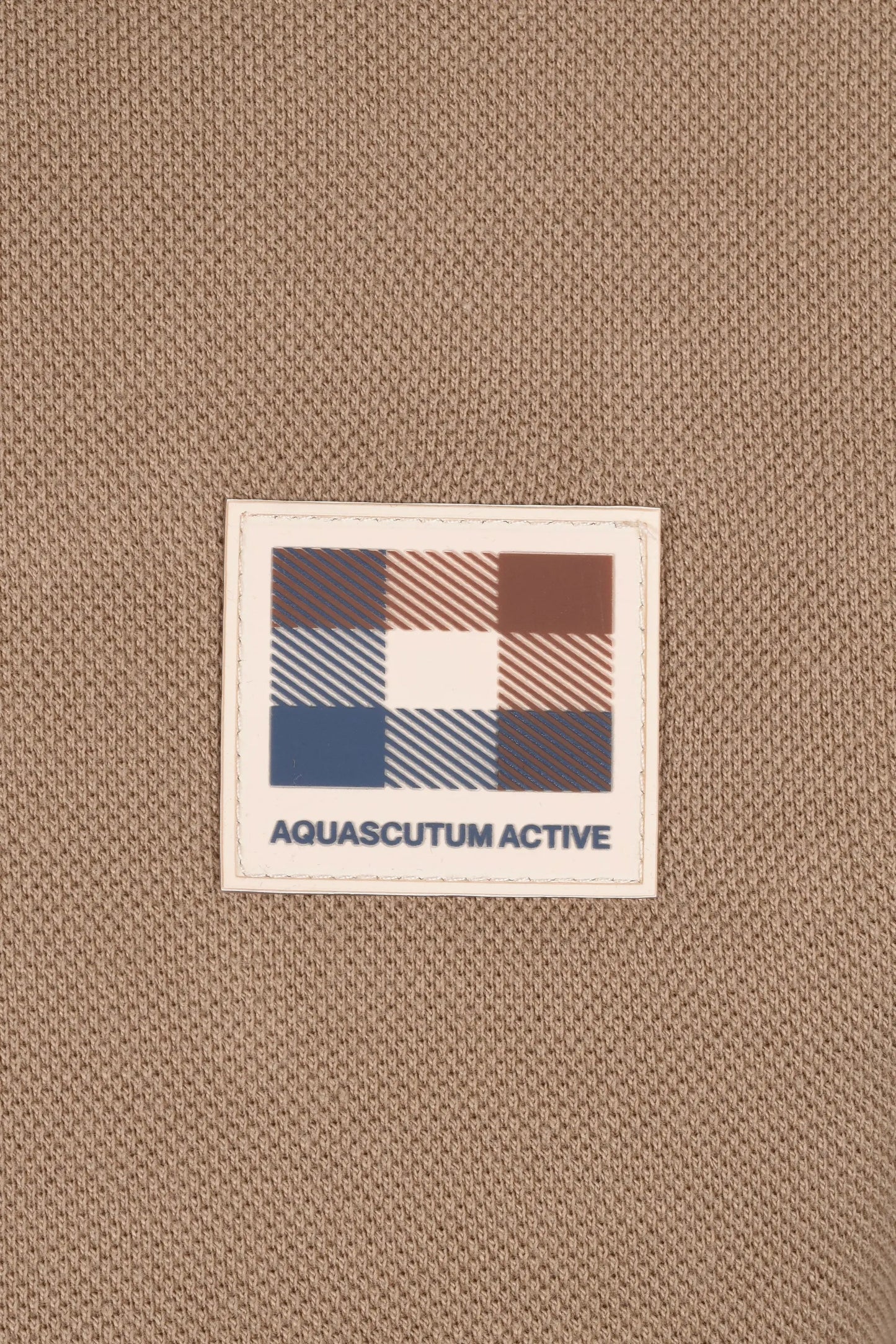 Aquascutum Patch Logo Polo Khaki Aquascutum