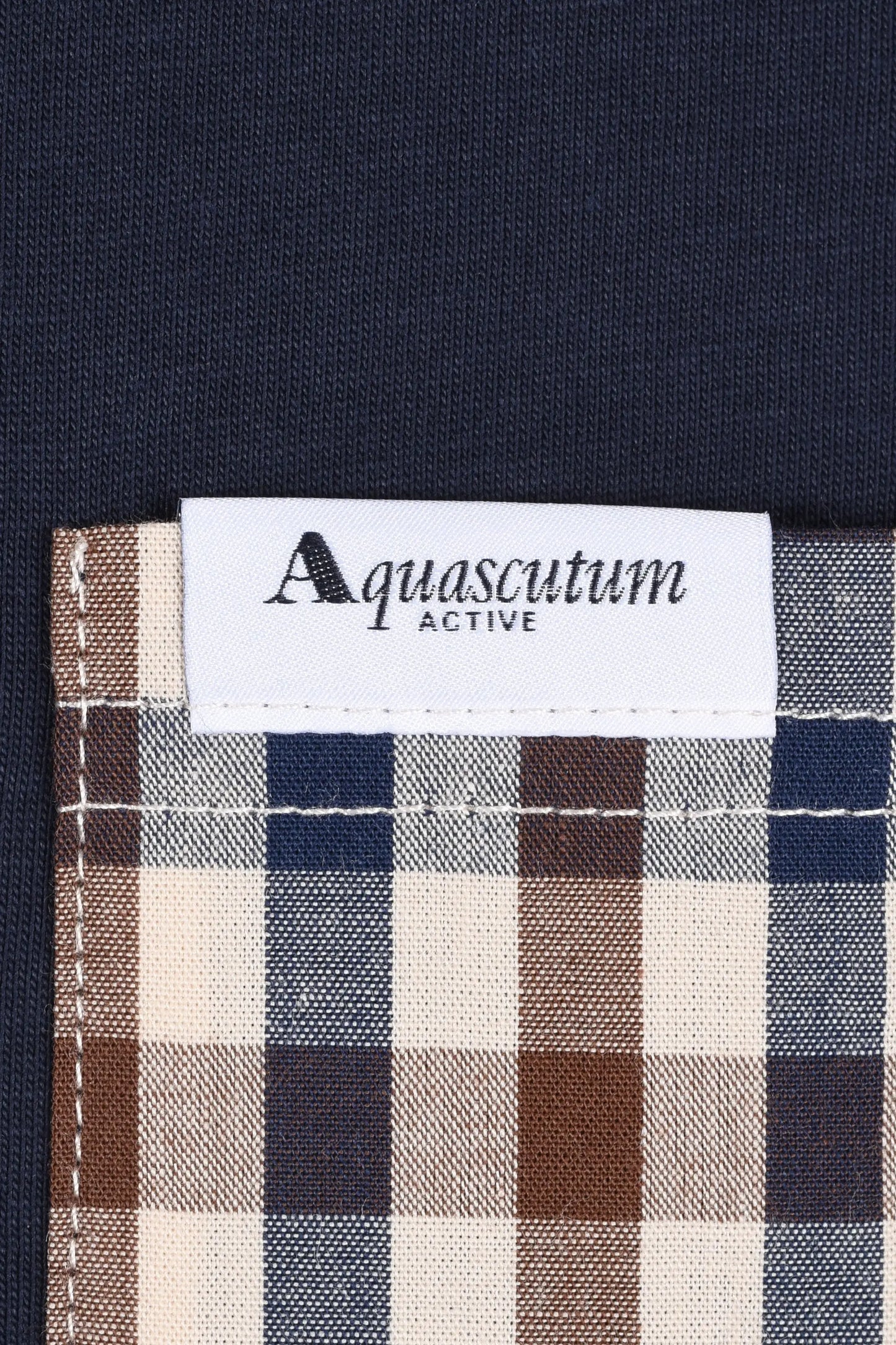 Aquascutum Pocket T-Shirt Navy Aquascutum