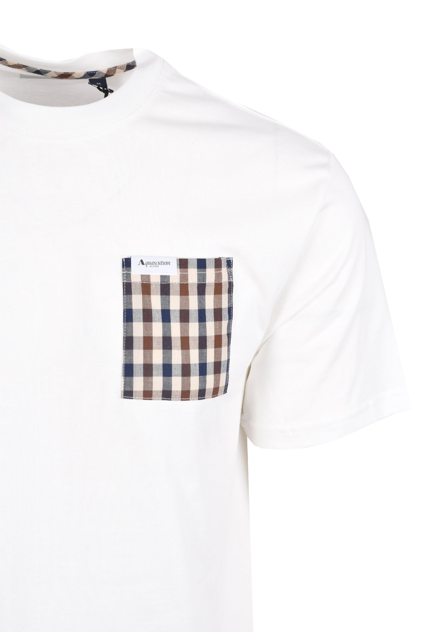 Aquascutum Pocket T-Shirt Old White