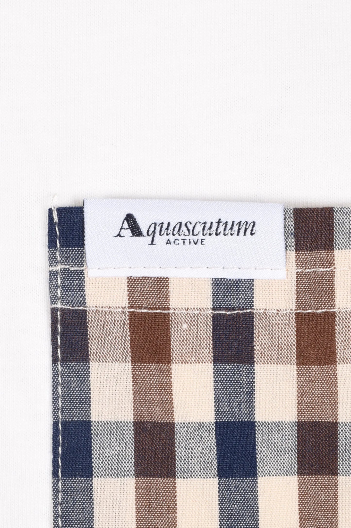 Aquascutum Pocket T-Shirt Old White Aquascutum