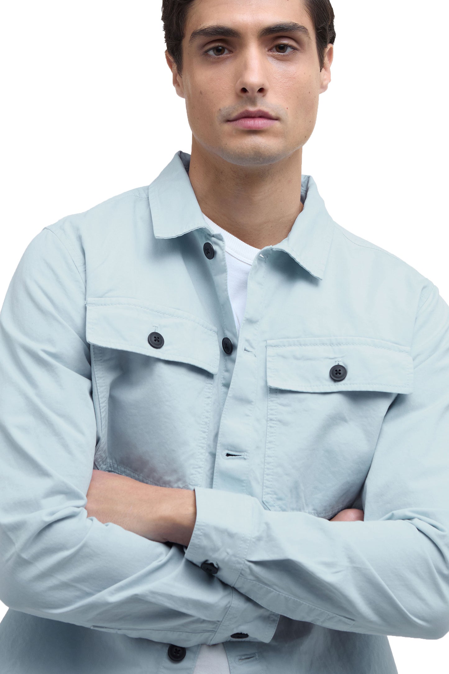 BARBOUR INTERNATIONAL ARLO OVERSHIRT HERITAGE BLUE
