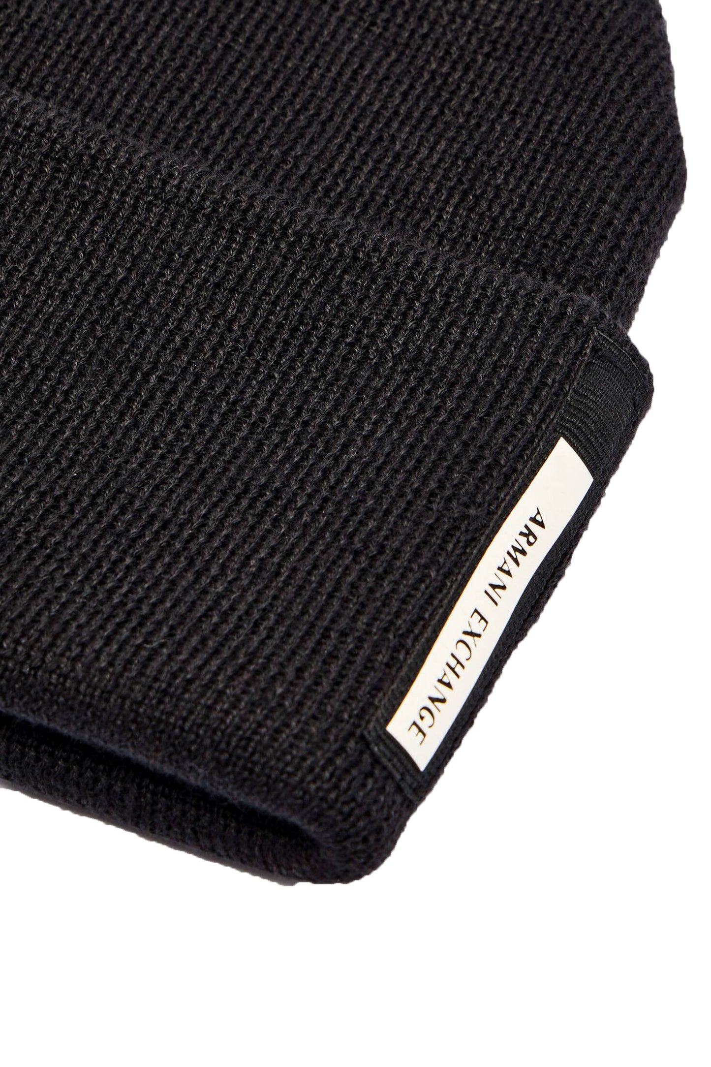 Armani Exchange Beanie Hat Black