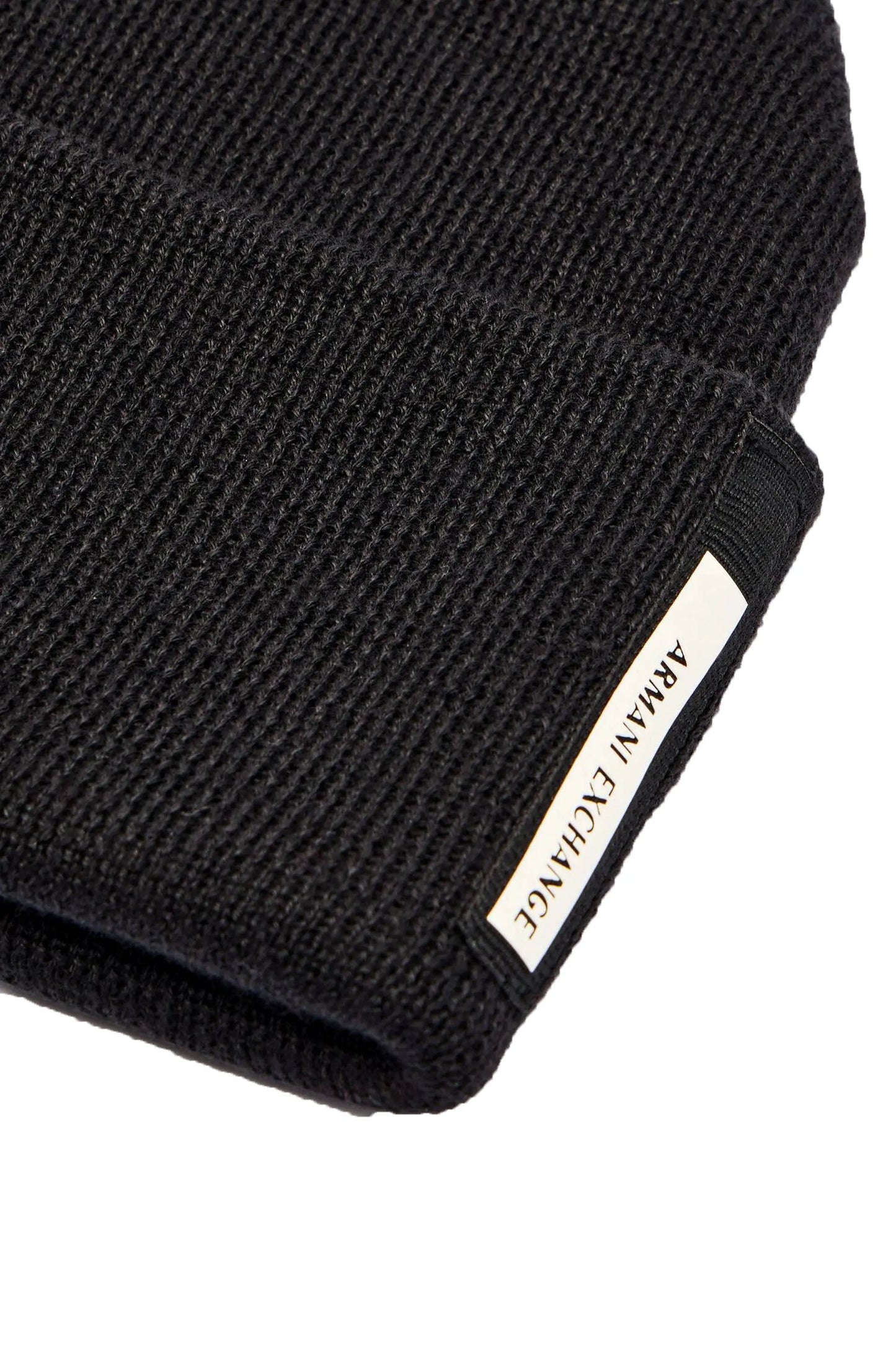 Armani Exchange Beanie Hat Black Armani Exchange