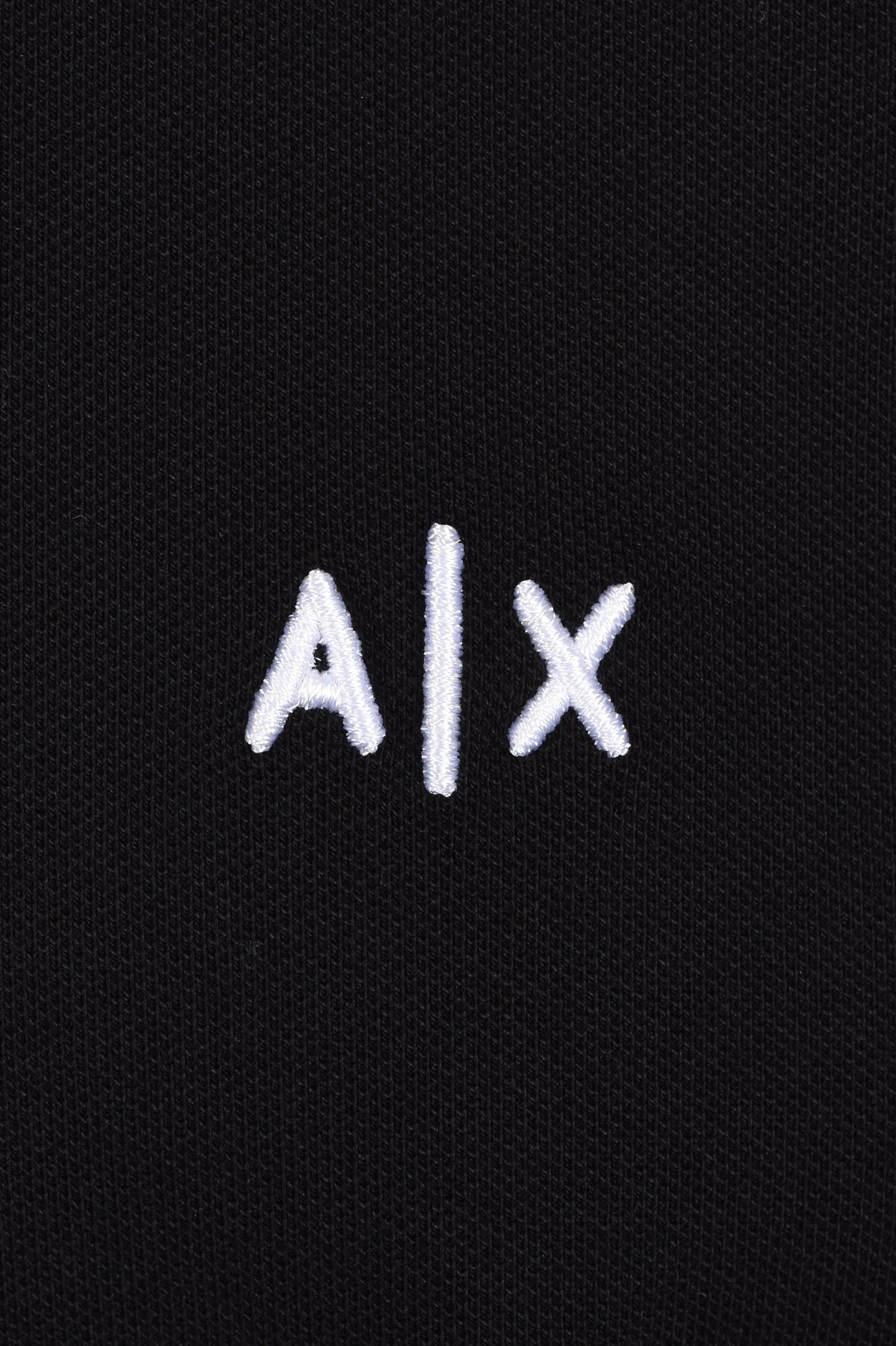 Armani Exchange Long Sleeve Polo Shirt Black Armani Exchange