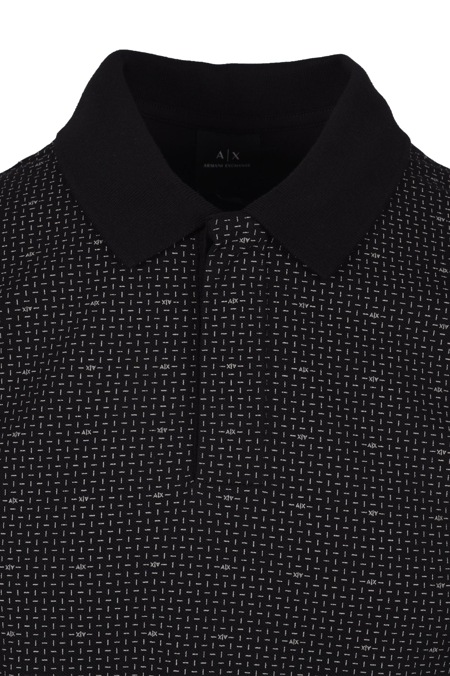 Armani Exchange Polo Shirt Black/Pattern