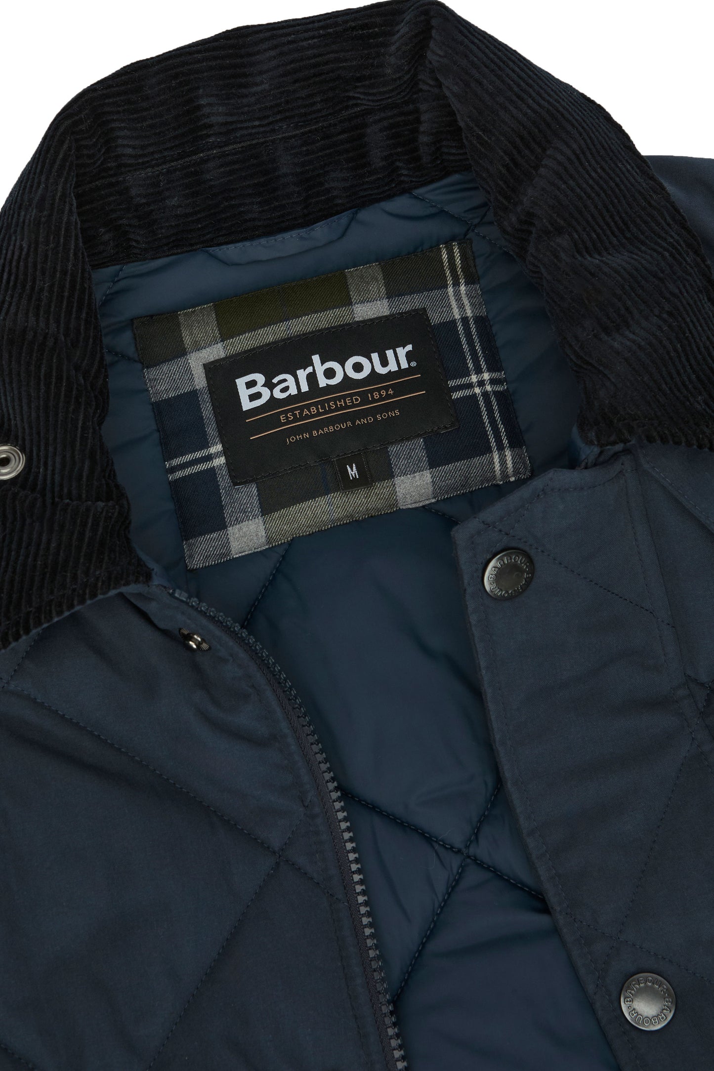 BARBOUR BEDALE QUILTED JACKET NAVY