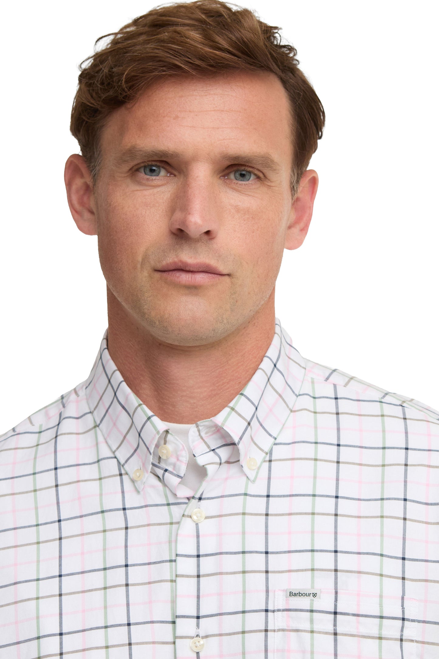 BARBOUR CASWELL TATTERSALL SHIRT PINK