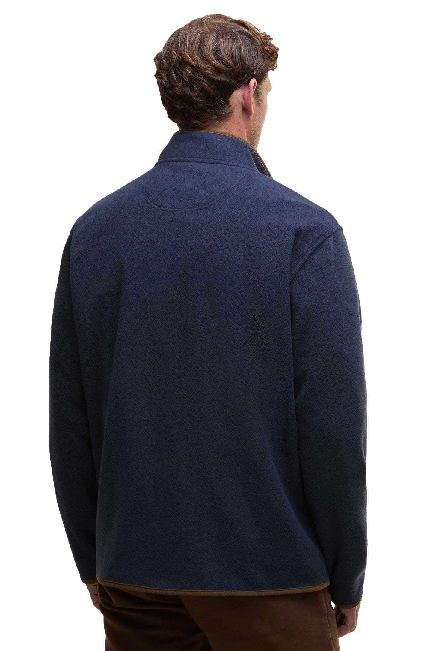 BARBOUR HARWOOD ZIP THROUGH FLEECE NAVY