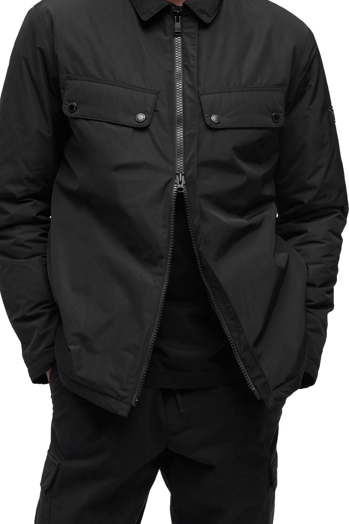 BARBOUR INTERNATIONAL PADDED ARIEL JACKET BLACK