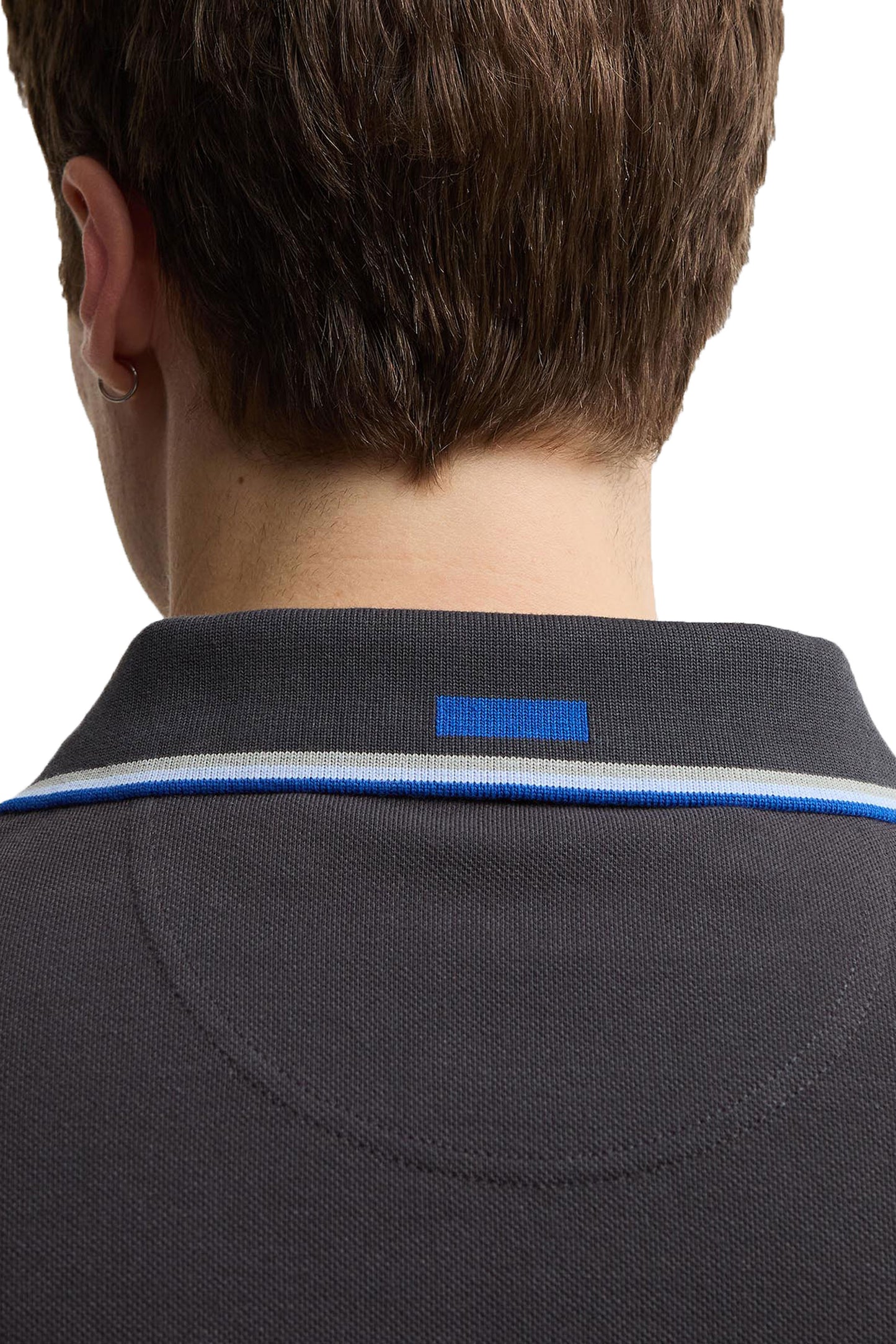 BARBOUR X PAUL SMITH LURE POLO DARK NAVY