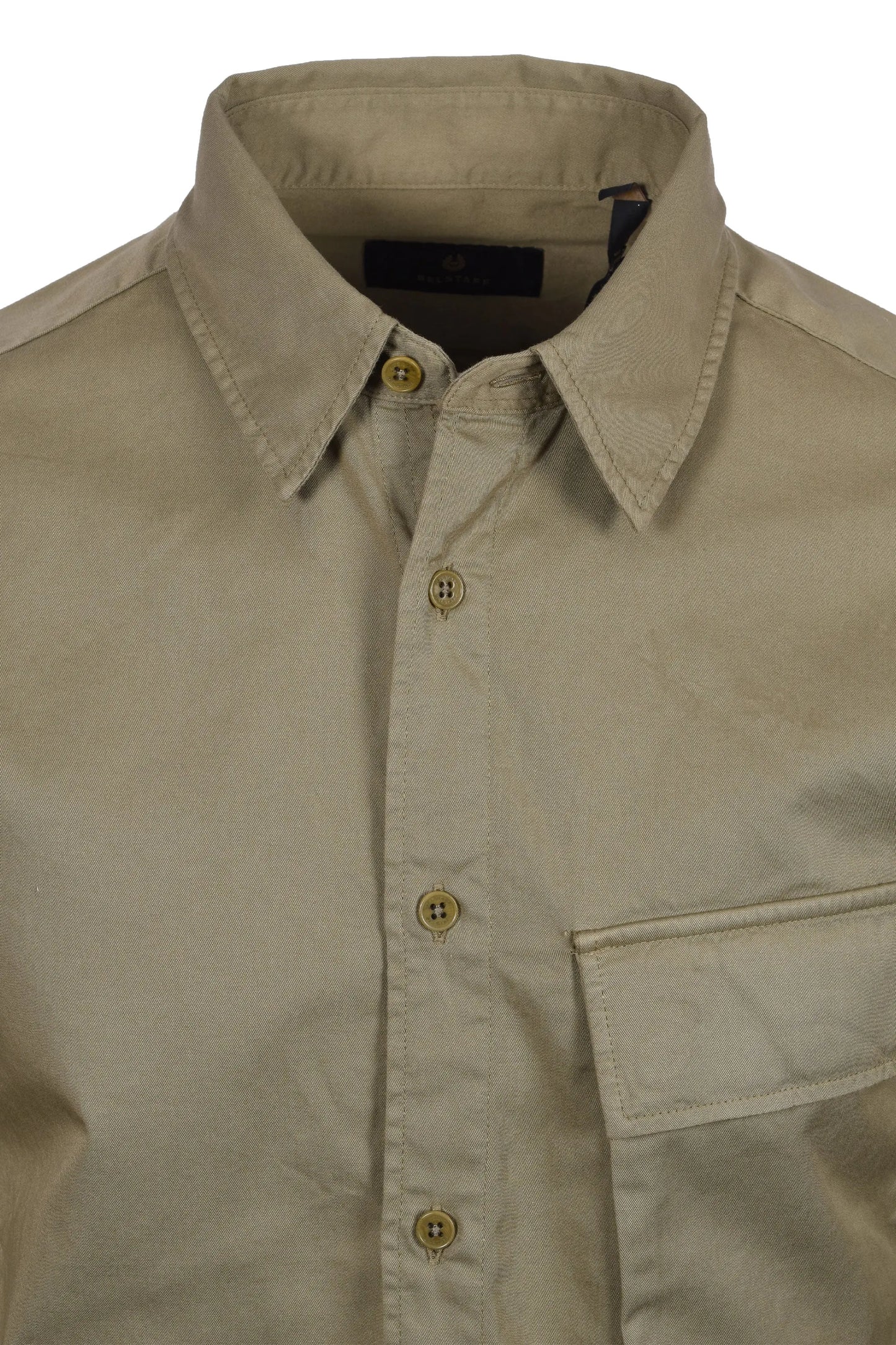 BELSTAFF SCALE LONG SLEEVED SHIRT FATIGUE GREEN Belstaff