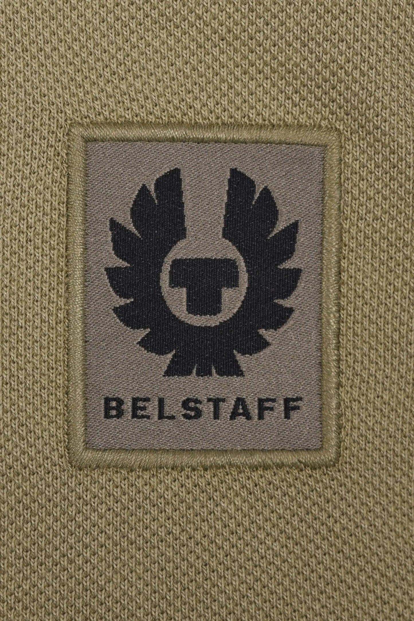 BELSTAFF SHORT SLEEVE POLO SHIRT FATIGUE GREEN Belstaff