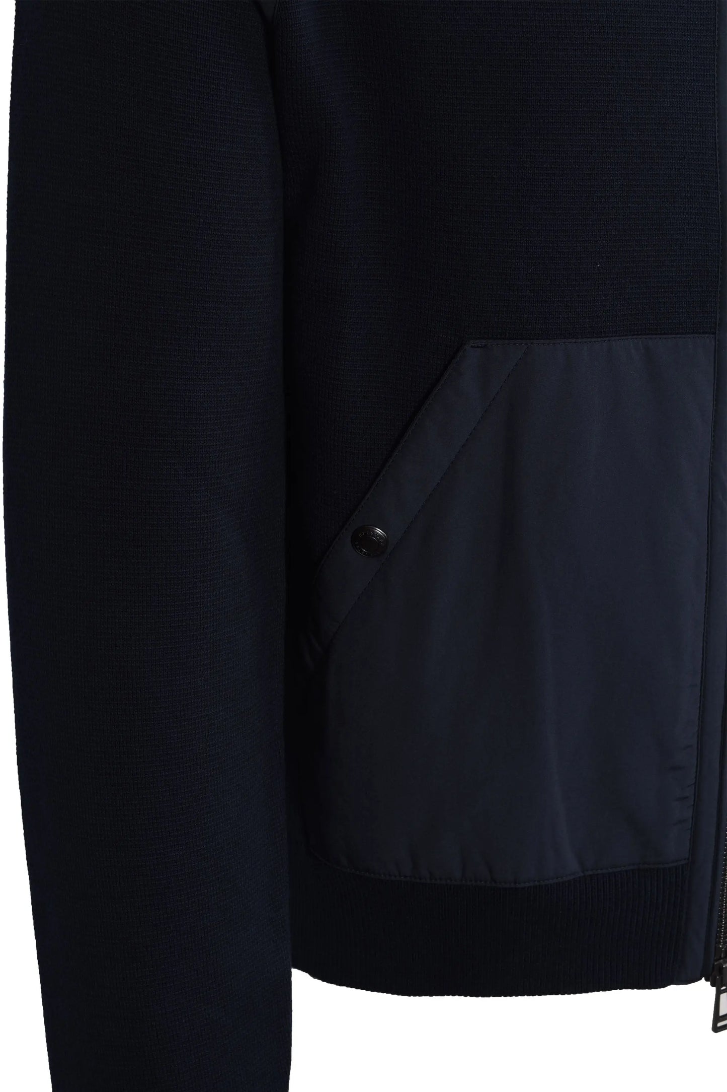 BELSTAFF VIEW HOODED FULL ZIP NAVY Belstaff