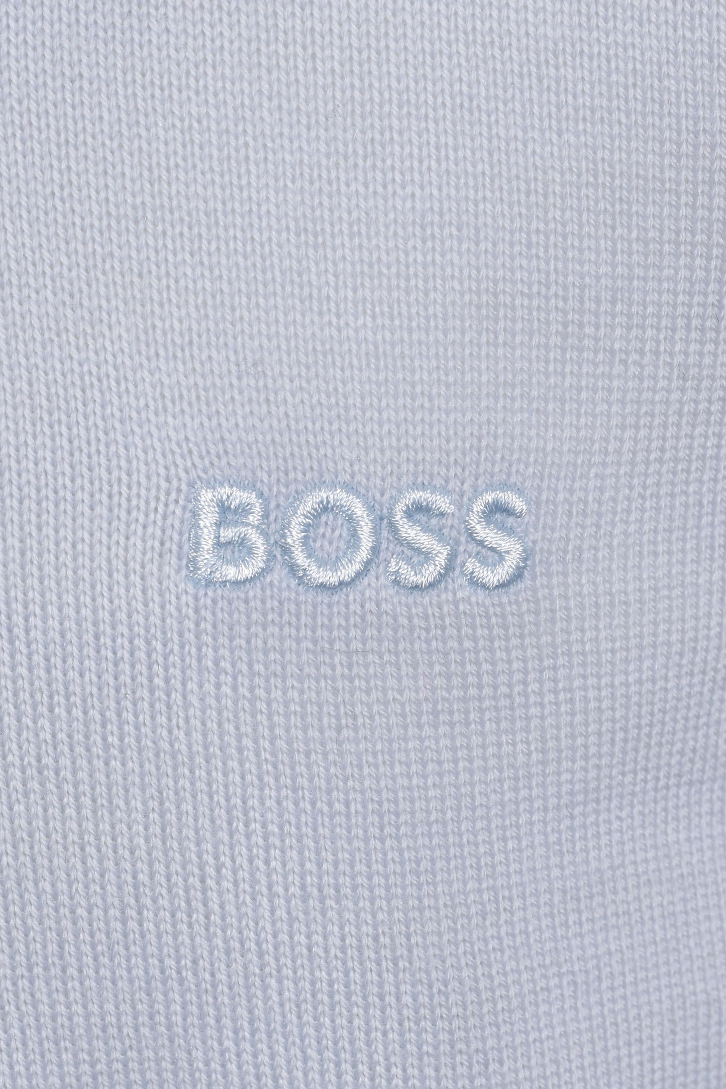 BOSS BLACK BONO-L LONG SLEEVED SHIRT POLO OPEN BLUE