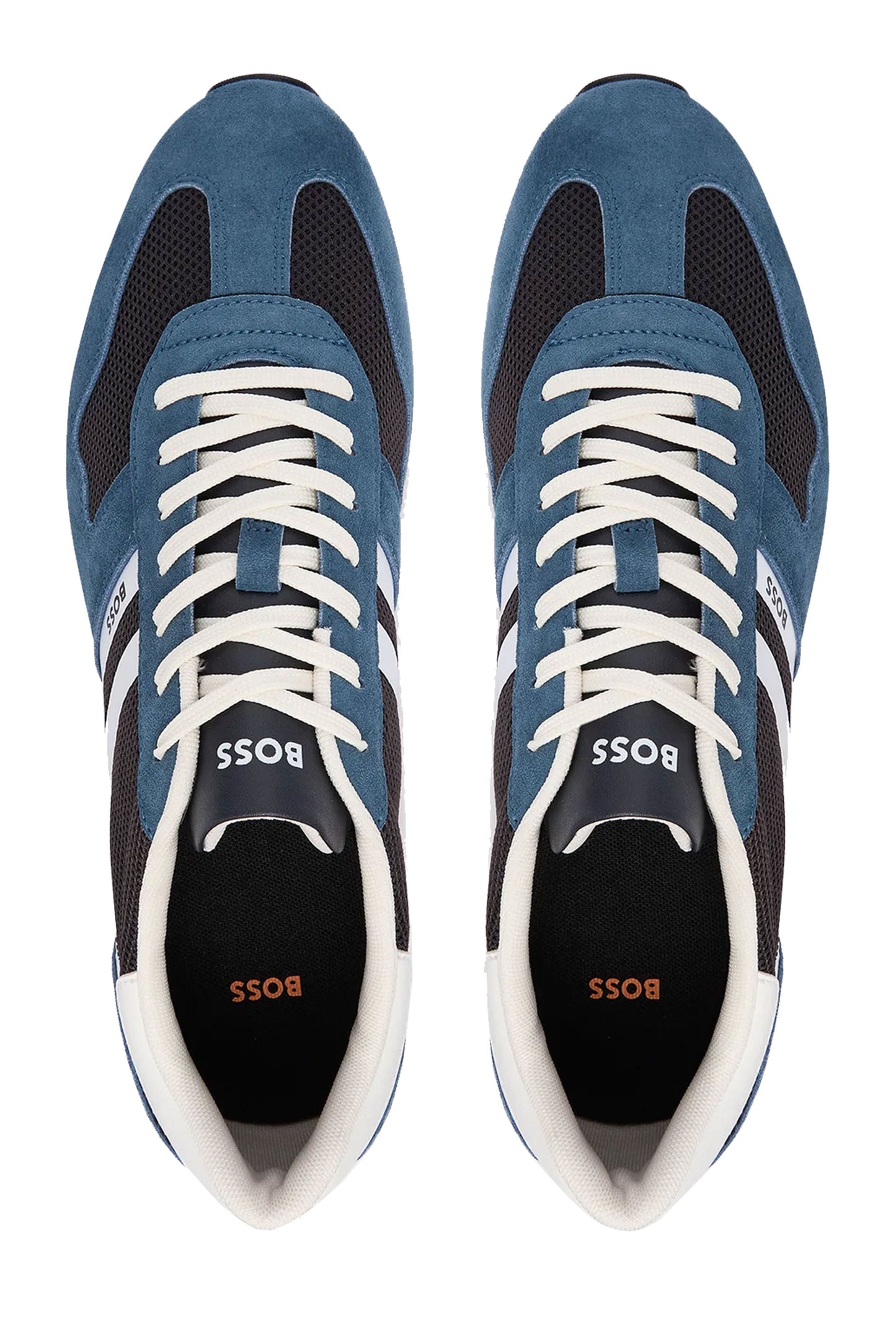 BOSS ORANGE LEVON RUNN TRAINER NAVY Boss Orange Michael Stewart Menswear Trainers