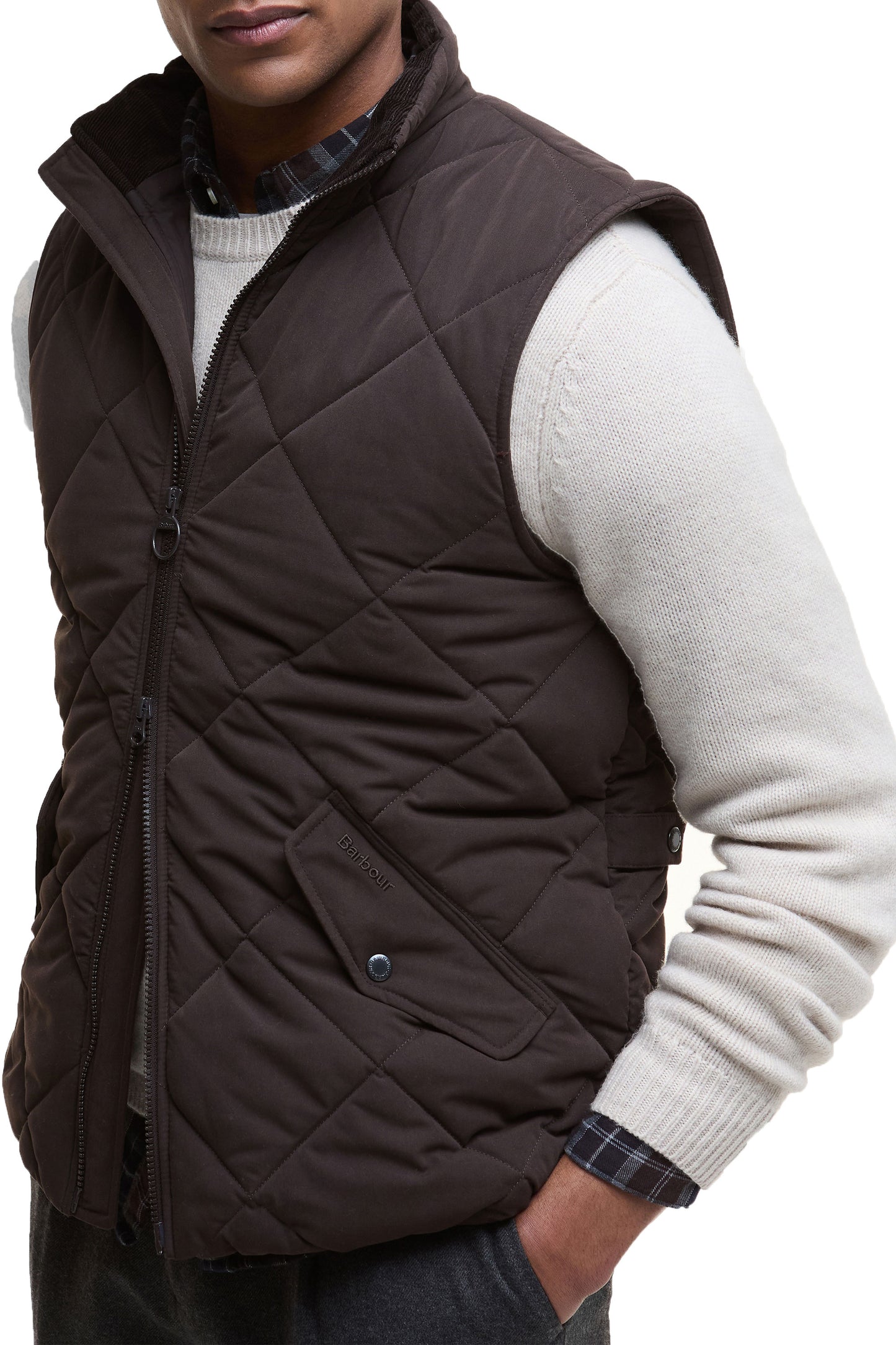 Barbour City Chelsea Gilet Black Oak