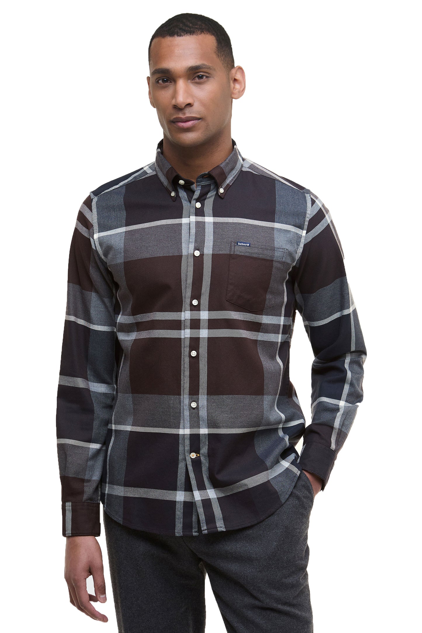 Barbour Dunoon Shirt Midnight Oak
