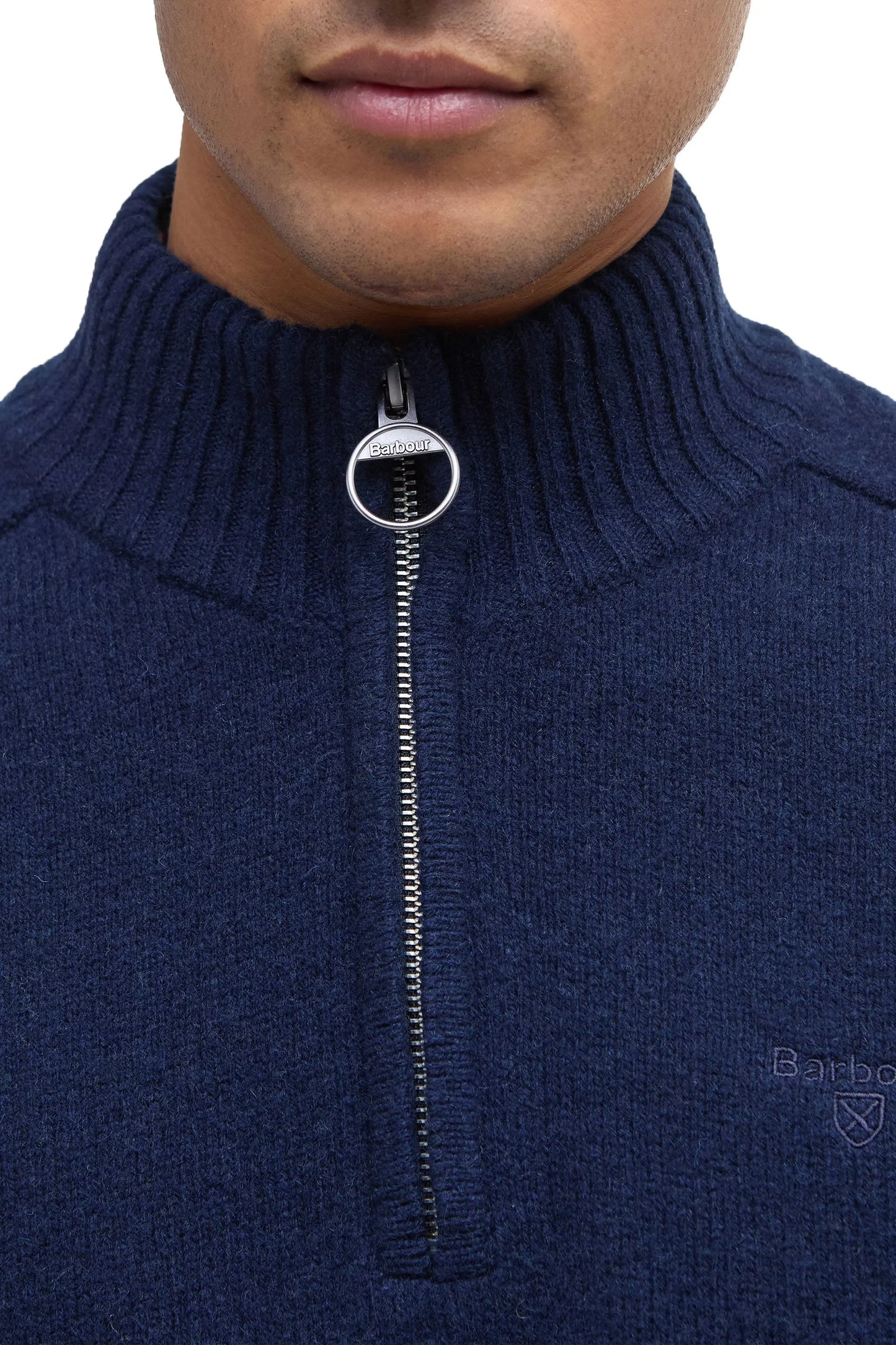Barbour Grangetown Half Zip Sweatshirt Navy Barbour