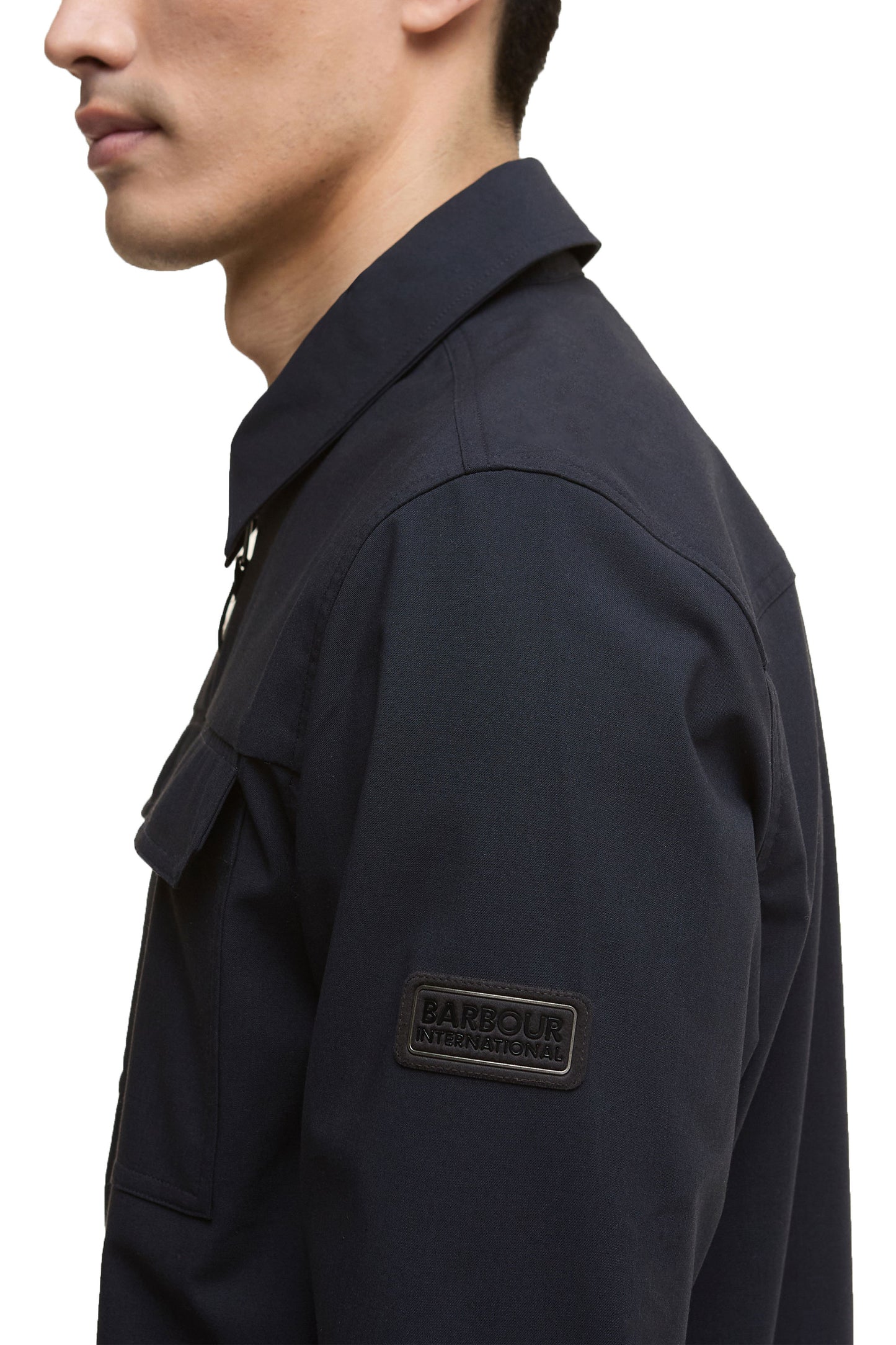Barbour International Ash Overshirt Navy