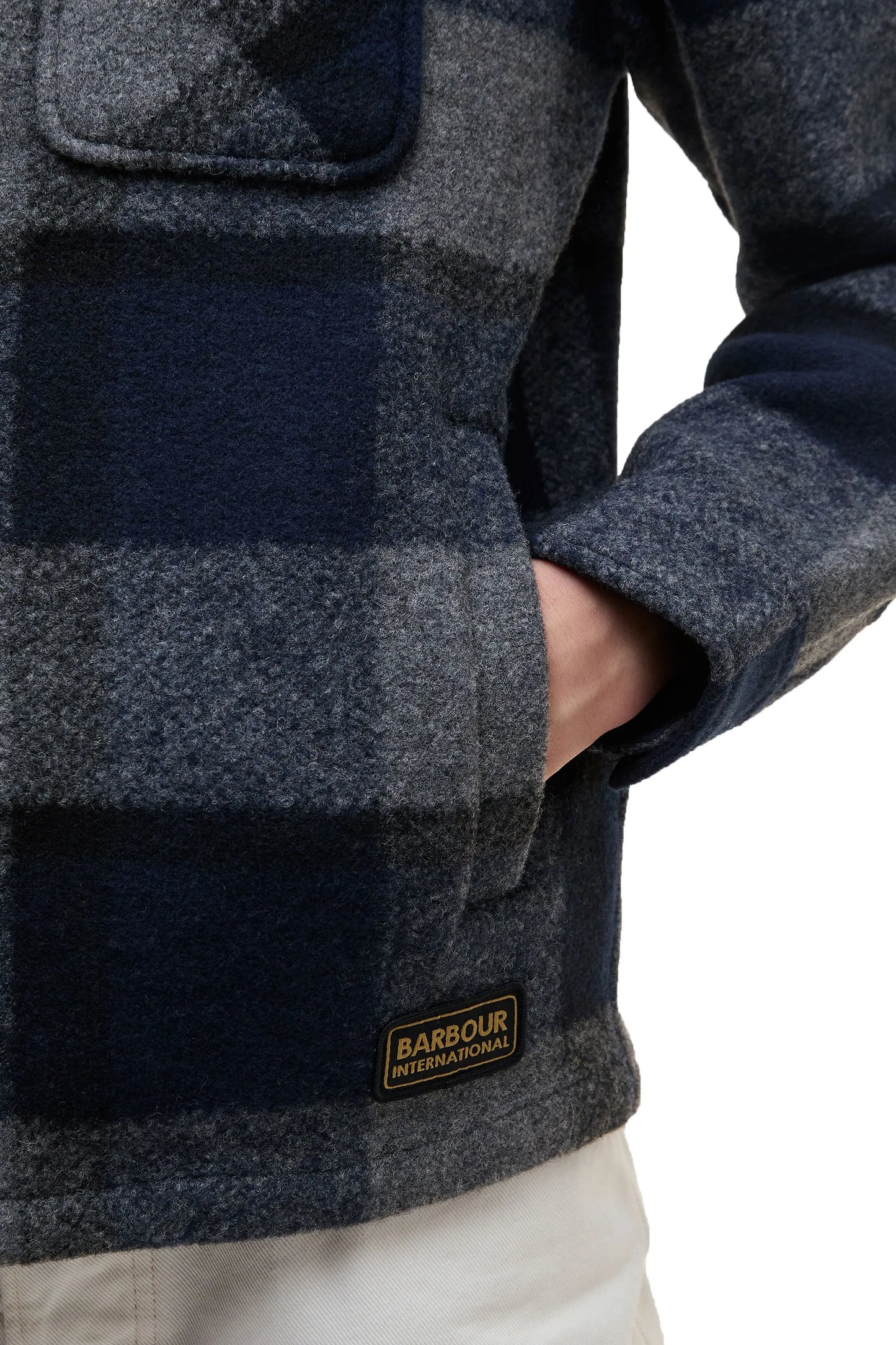 Barbour International Hailwood Overshirt Navy Barbour International