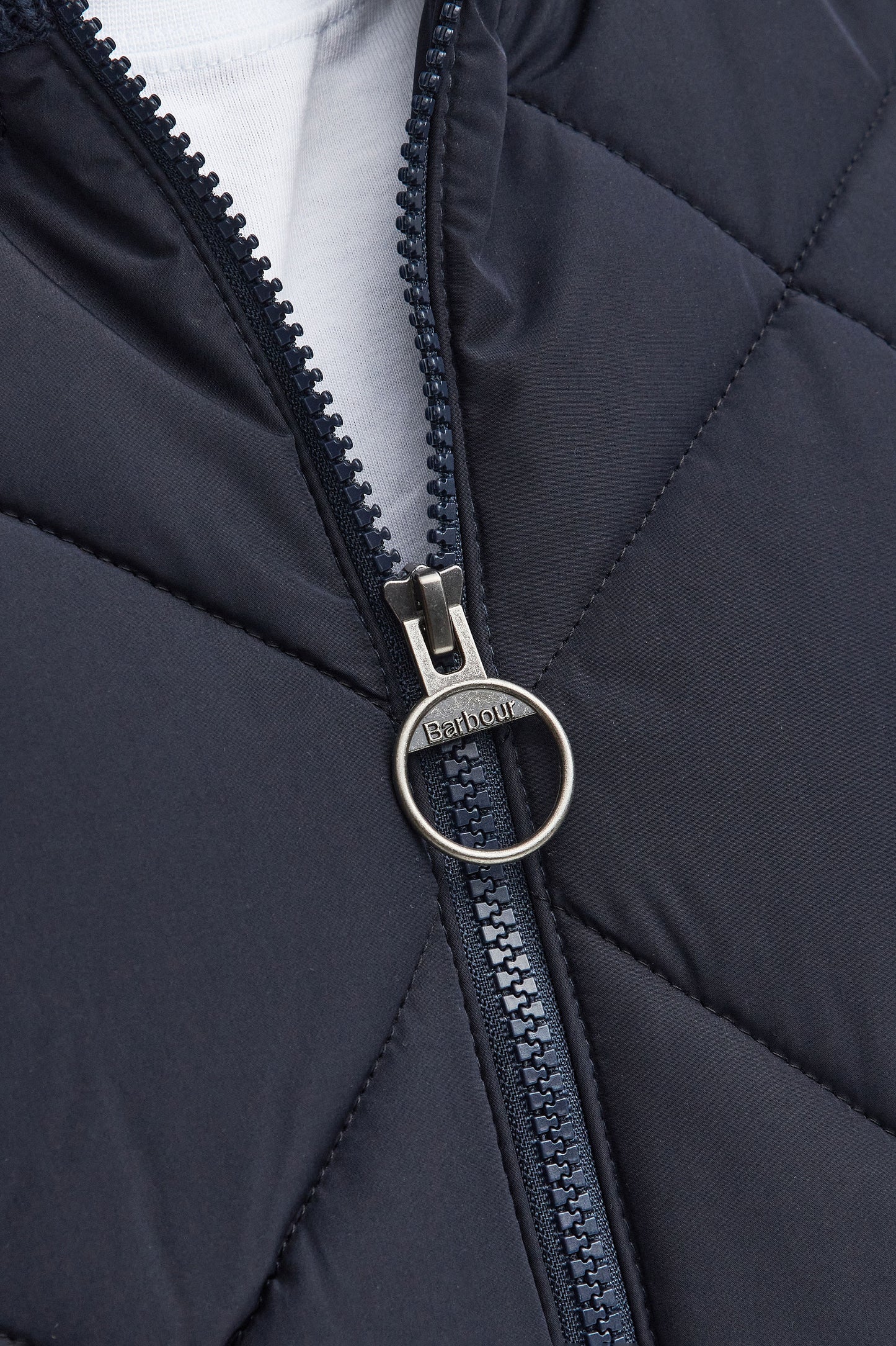 Barbour Newland Zip Knitted Jumper Navy