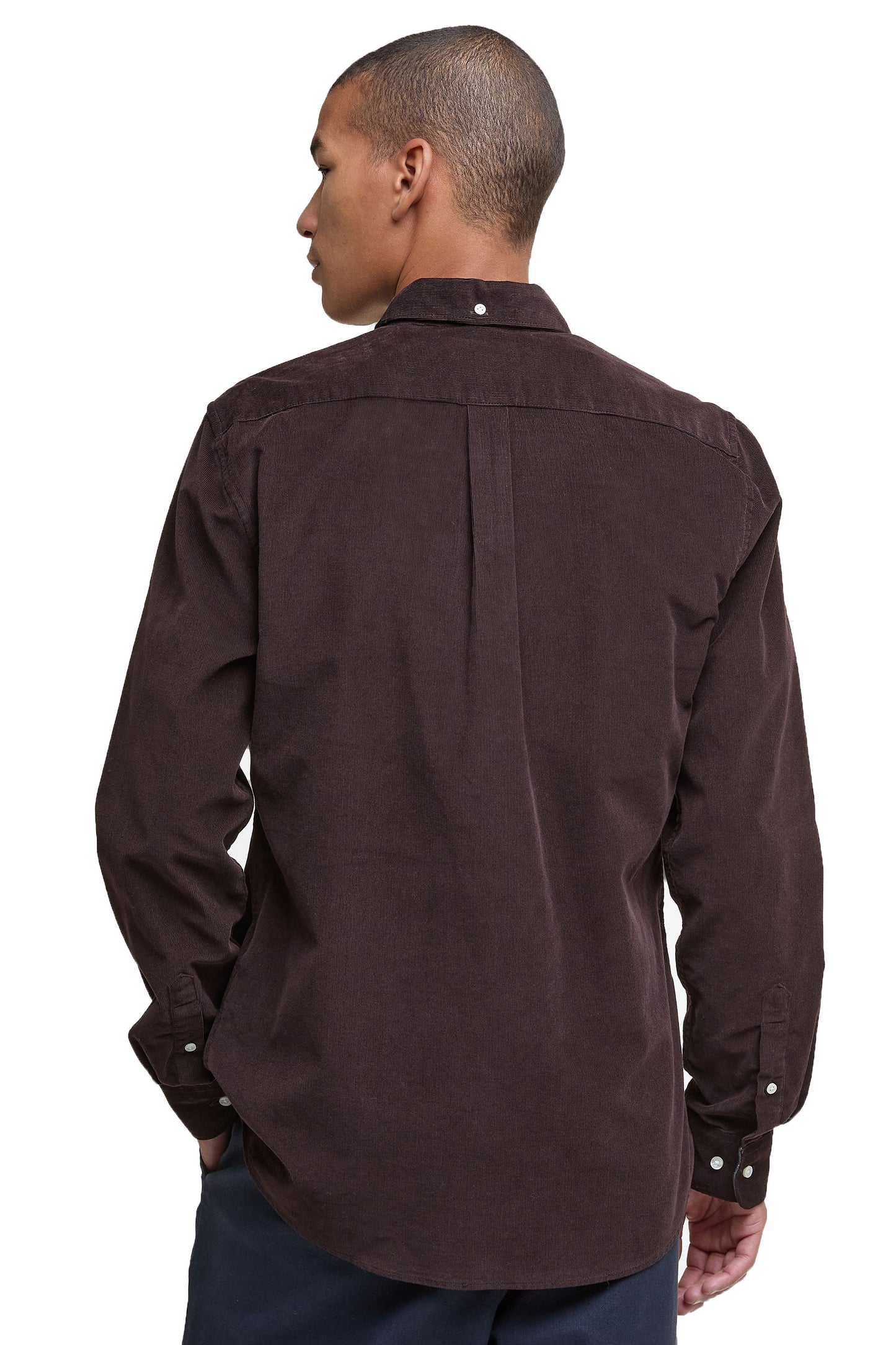 Barbour Ramsey Corduroy Shirt Dark Oak