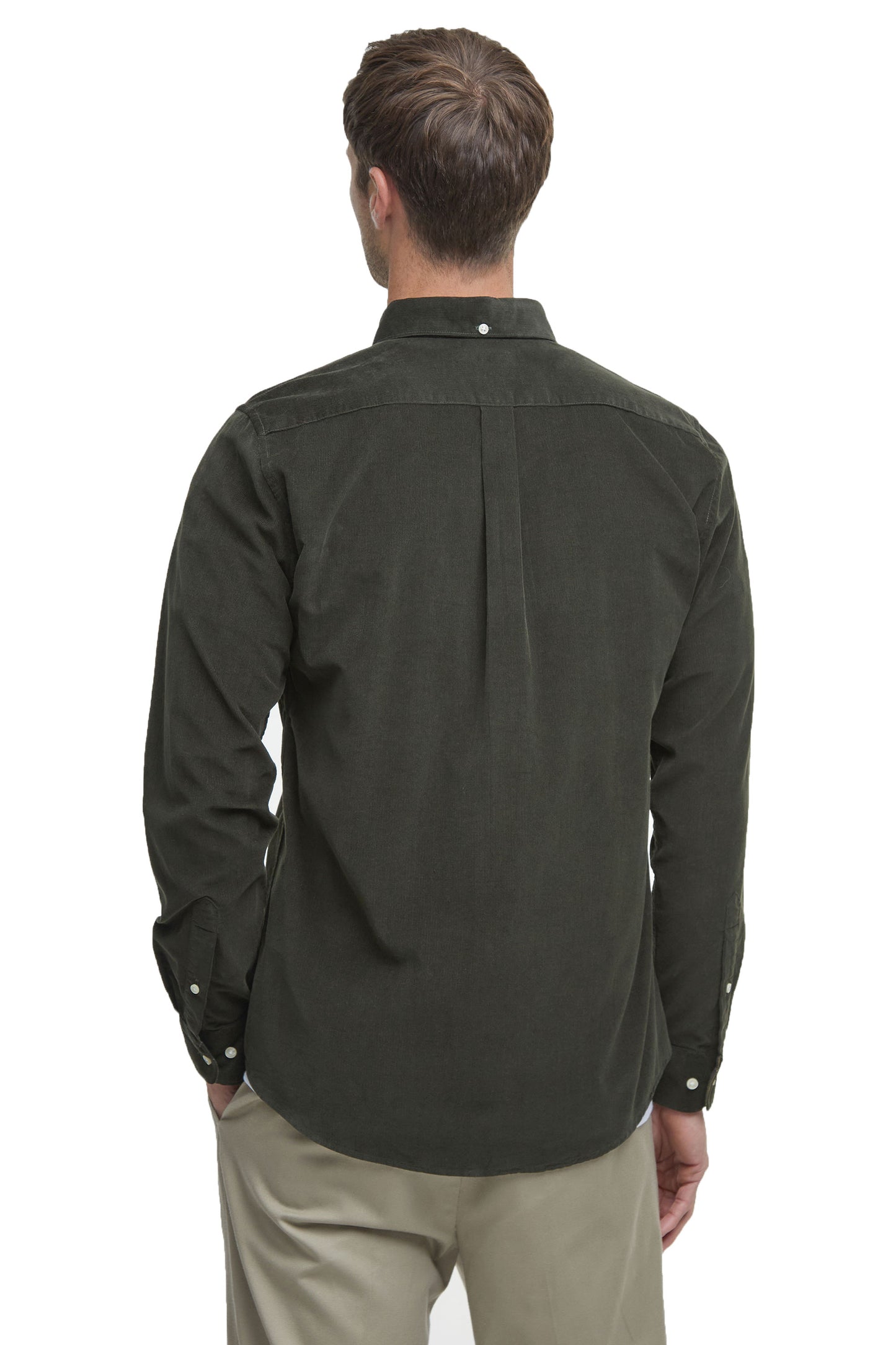 Barbour Ramsey Corduroy Shirt Forest