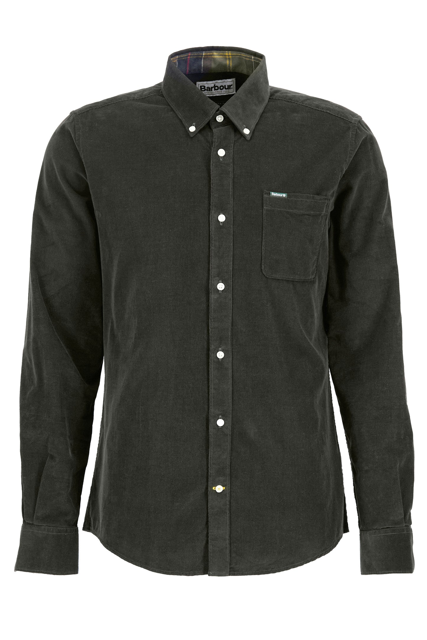 Barbour Ramsey Corduroy Shirt Forest