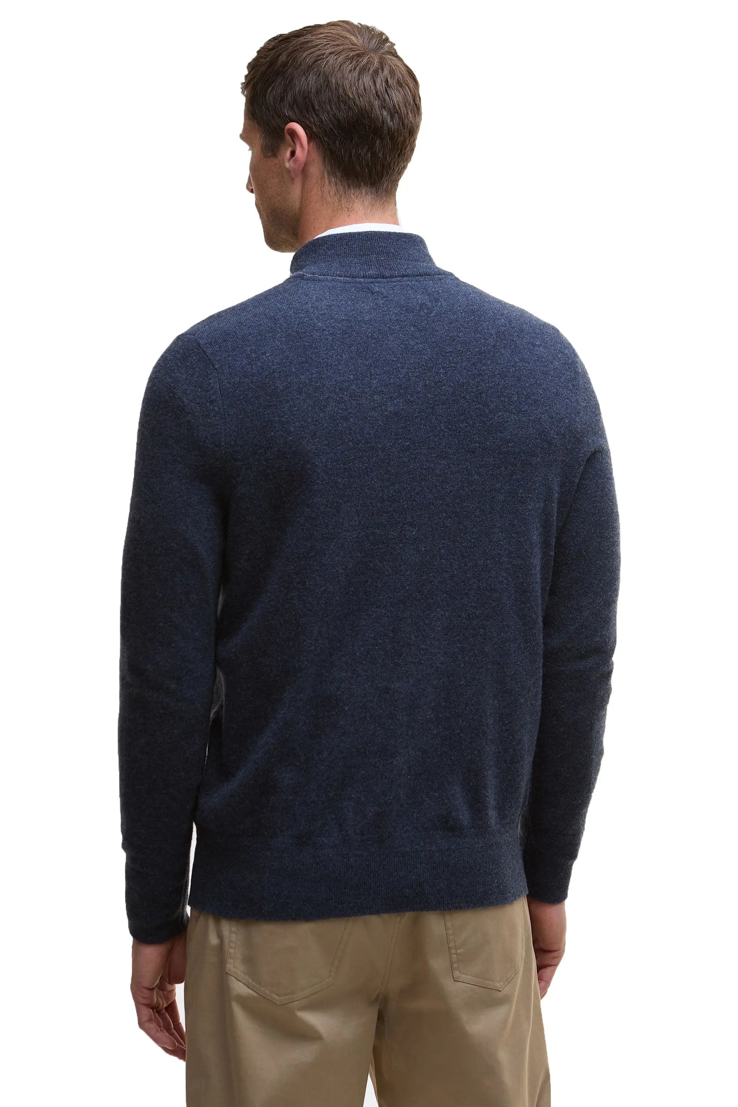 Barbour Waterbury Half Zip Knitwear Navy Barbour