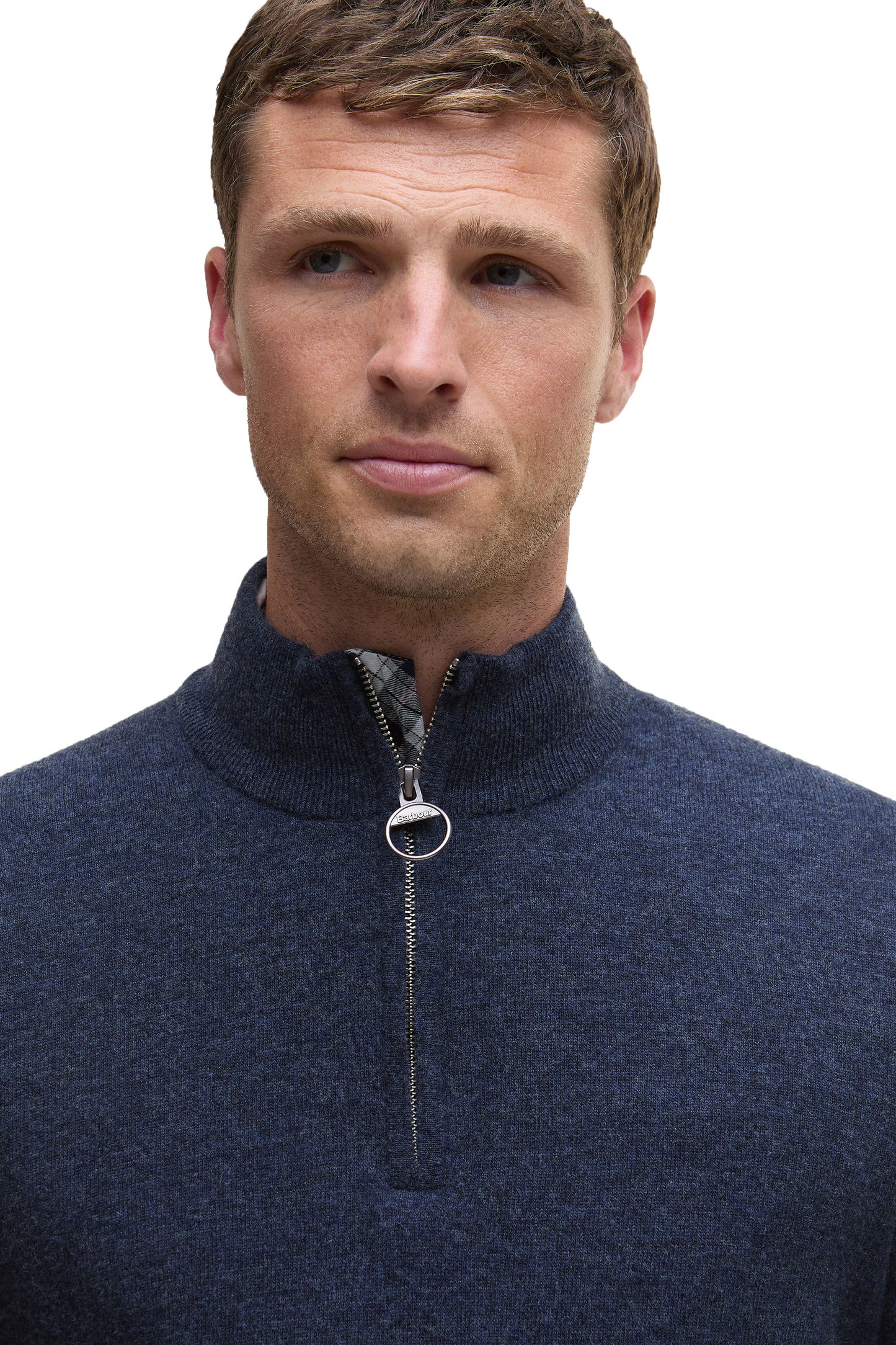Barbour Waterbury Half Zip Knitwear Navy