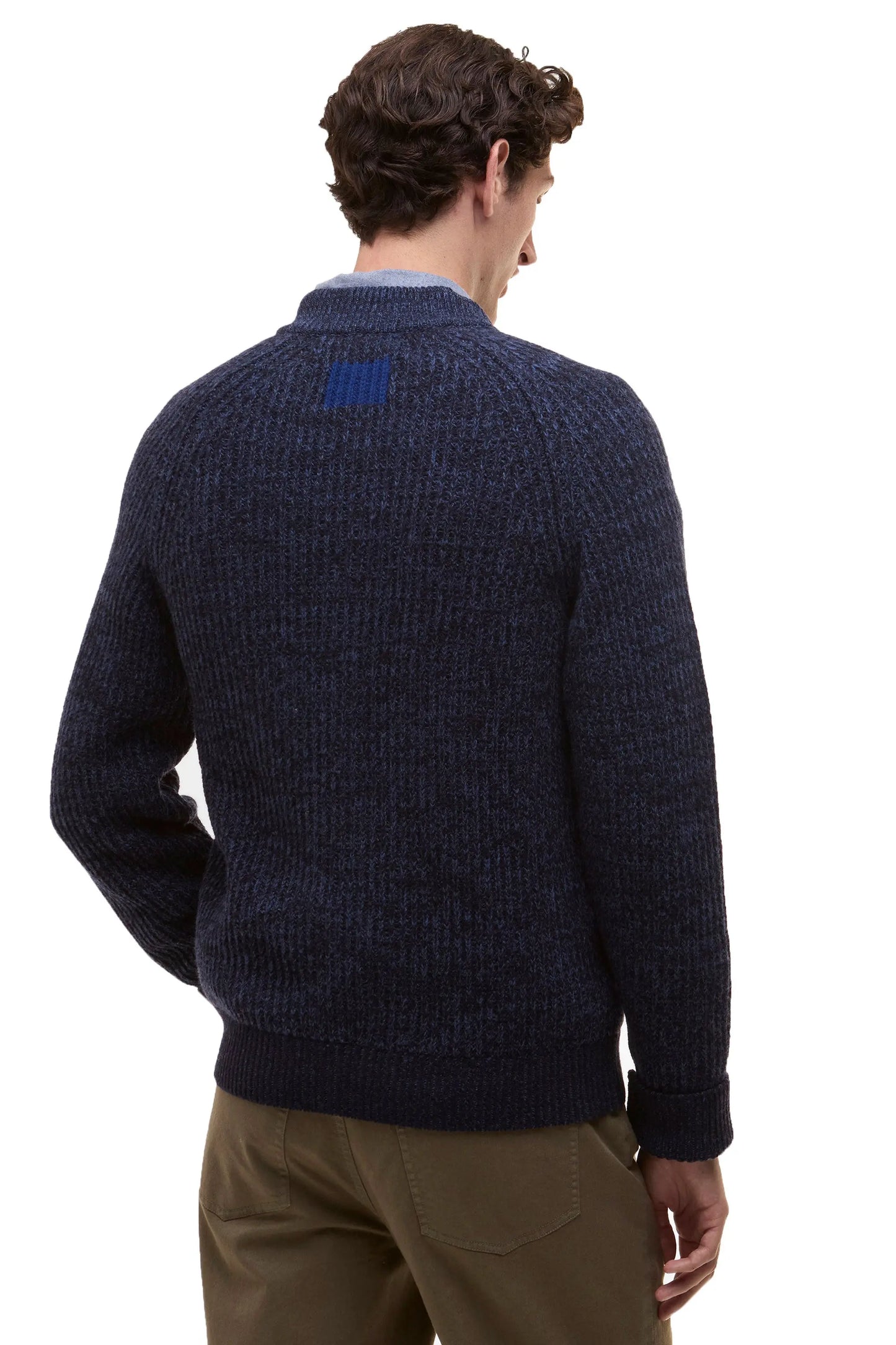 Barbour x Paul Smith Knitted Bomber Navy Barbour