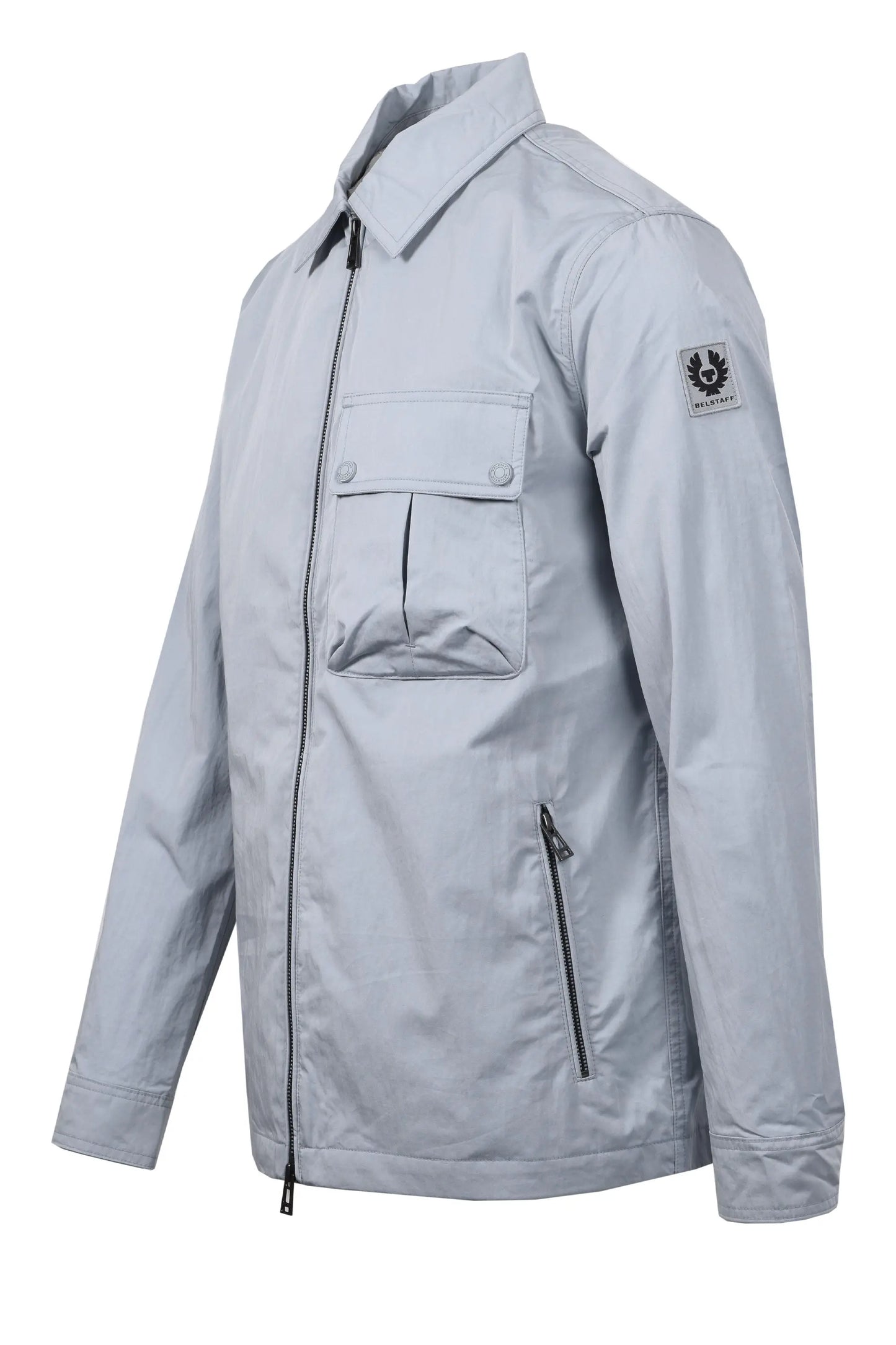 Belstaff Drome Overshirt Quarry Blue Belstaff