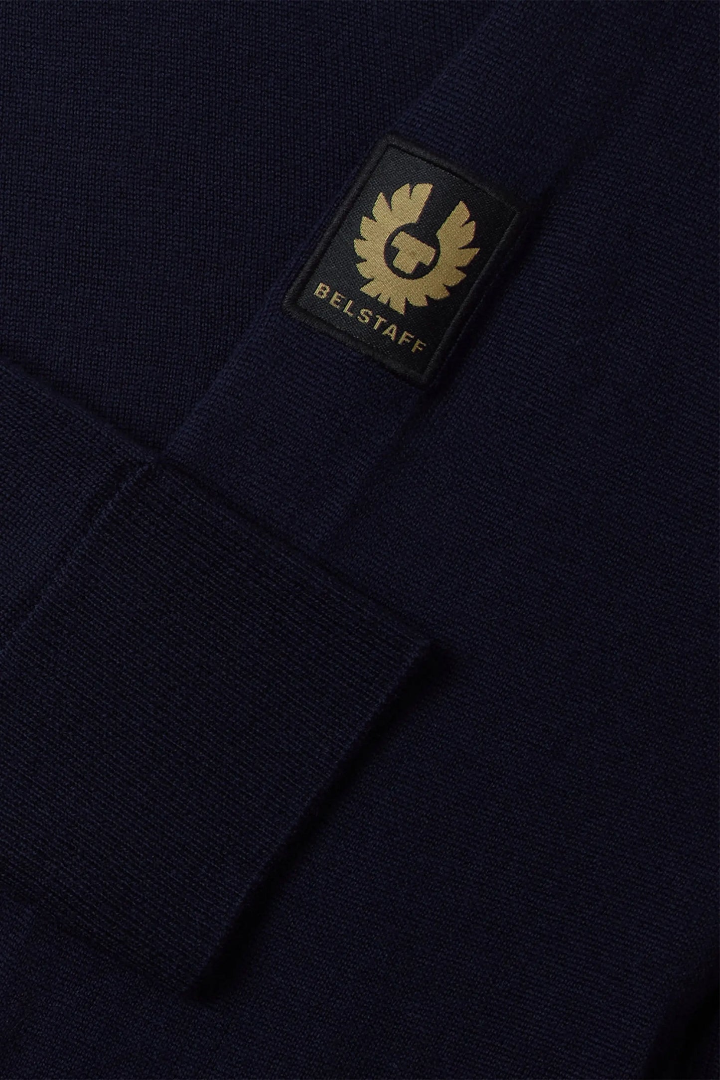 Belstaff Kyle Knitted Polo Polo Shirt Dark Ink Belstaff