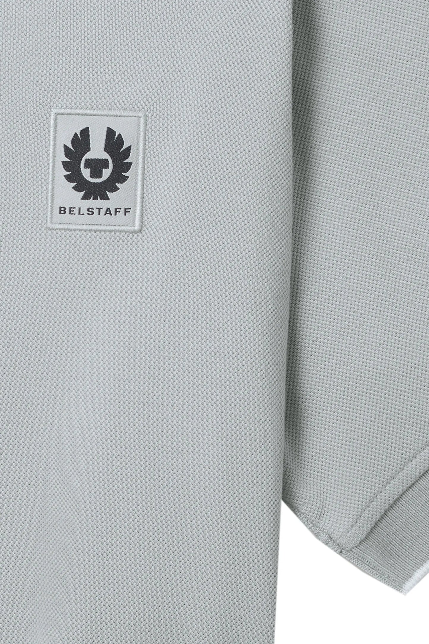 Belstaff Tipped Polo Shirt Quarry Blue Belstaff