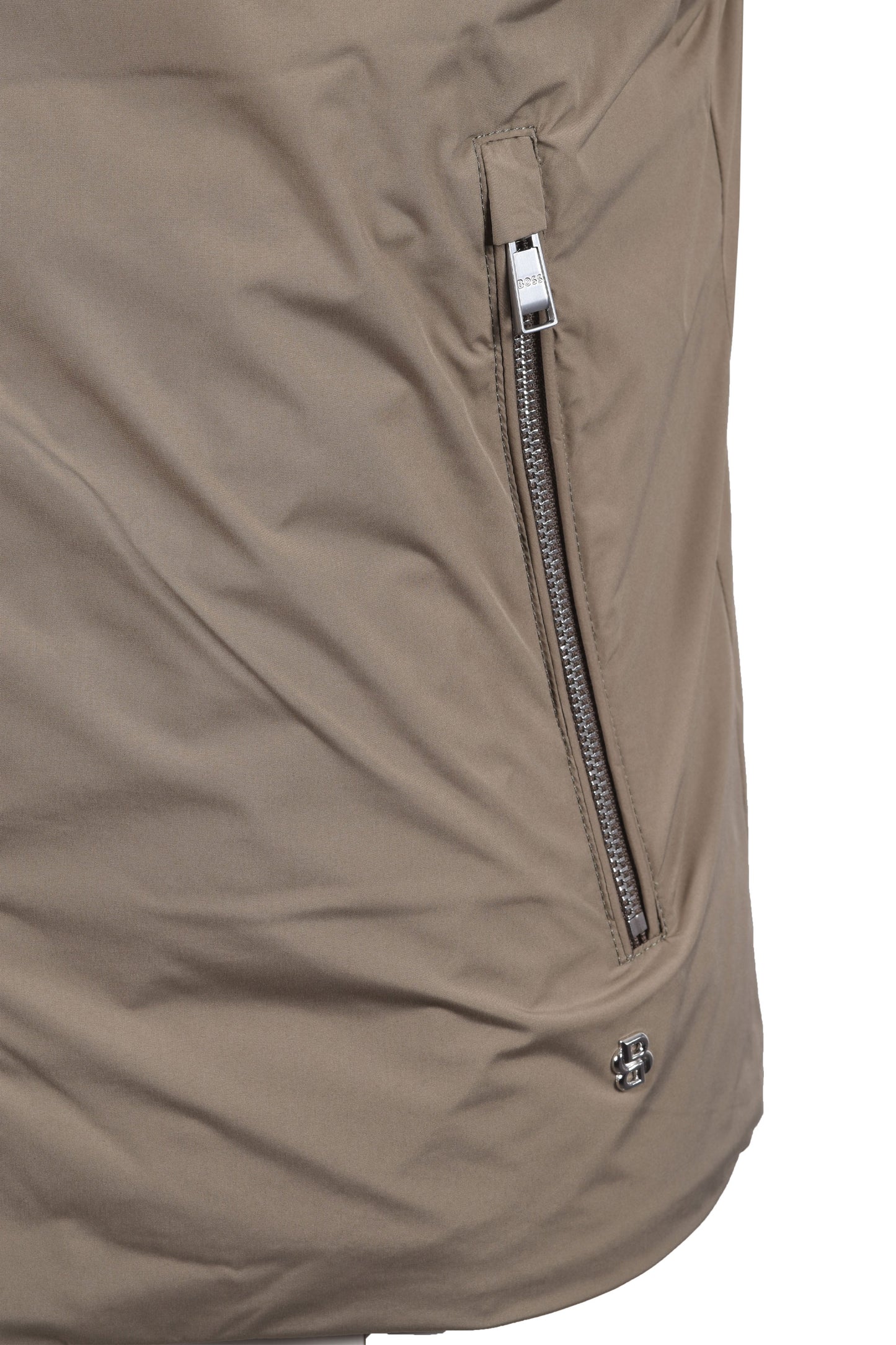 Boss Black Darens Gilet Open Brown
