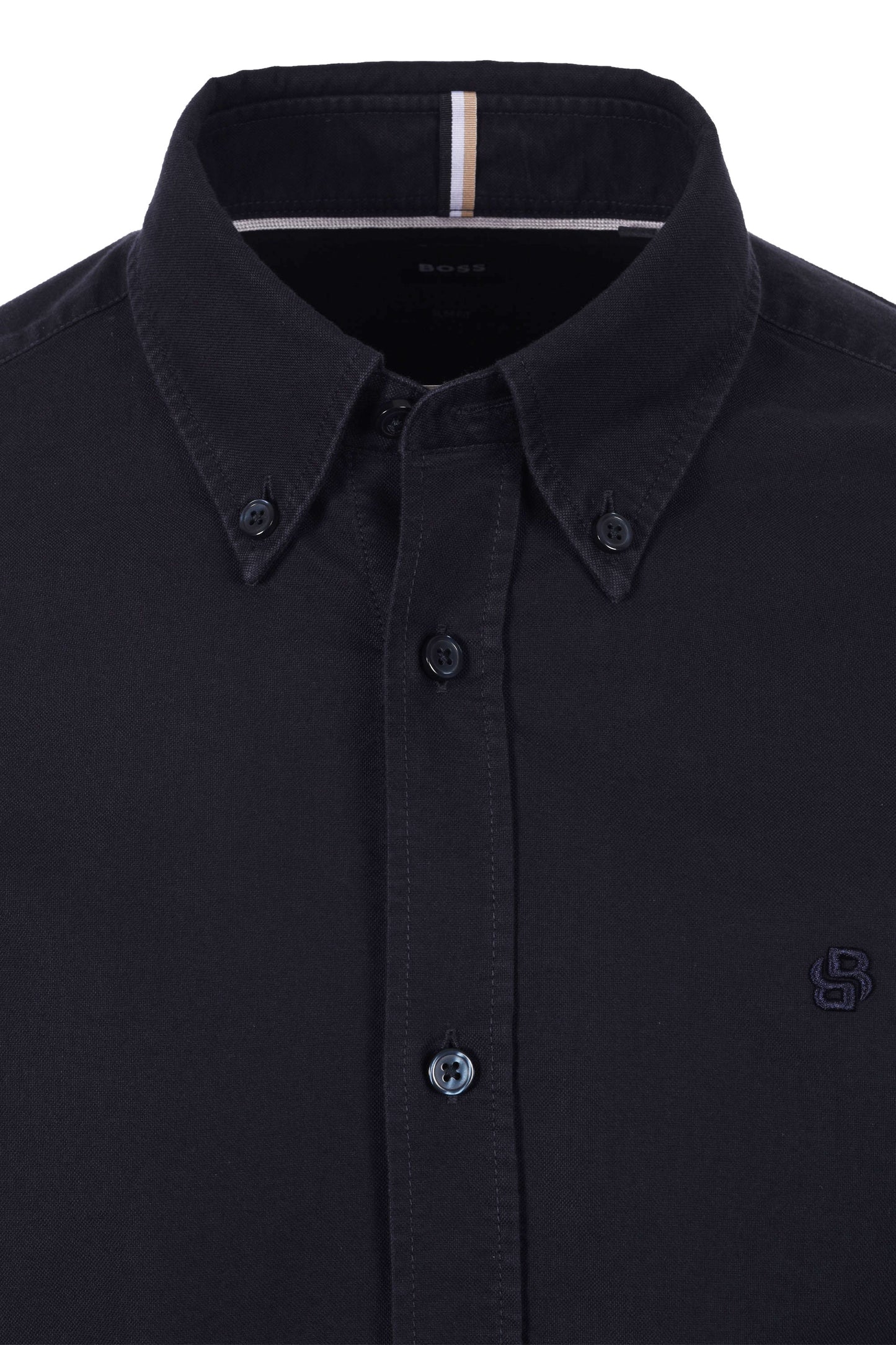 Boss Black H Roan Casual Oxford Shirt Dark Blue