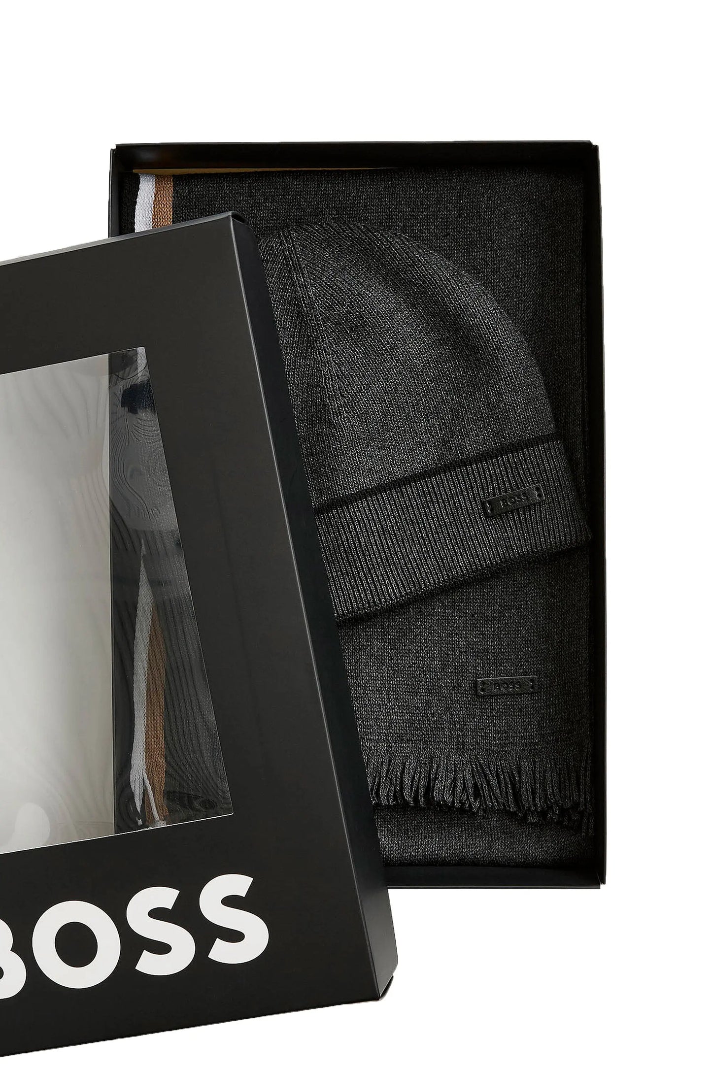Boss Black HENZO SCARF MEDIUM GREY Boss Black