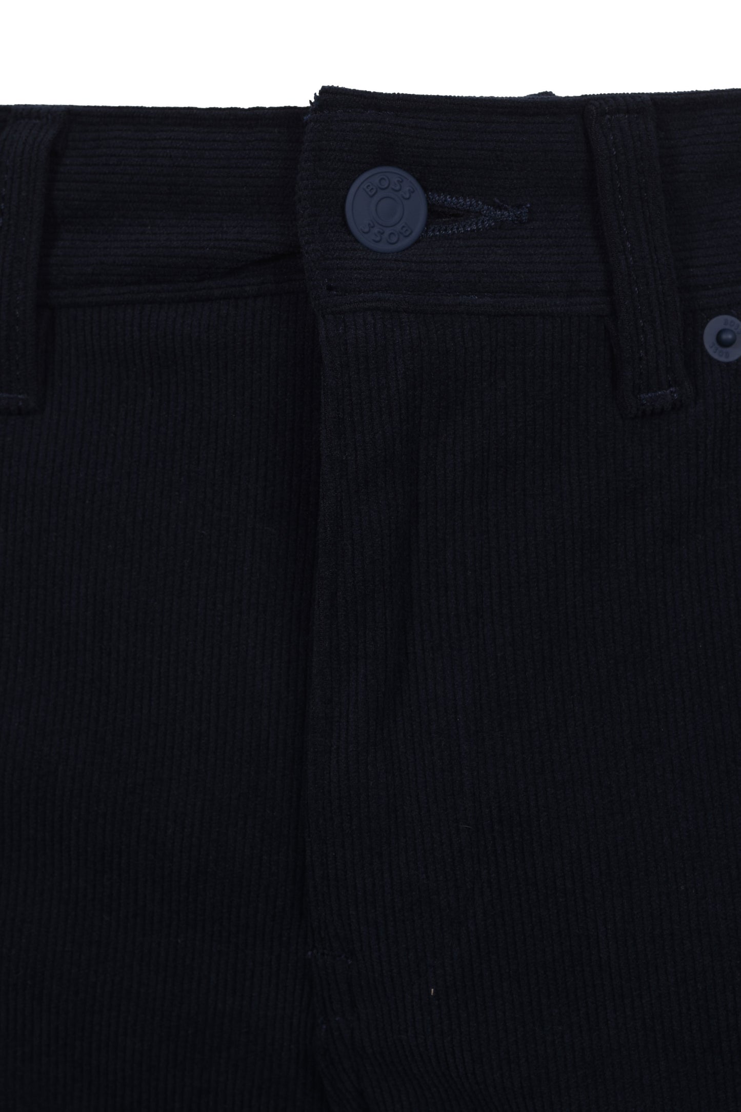 Boss Black Delaware Corduroy Trouser Dark Blue