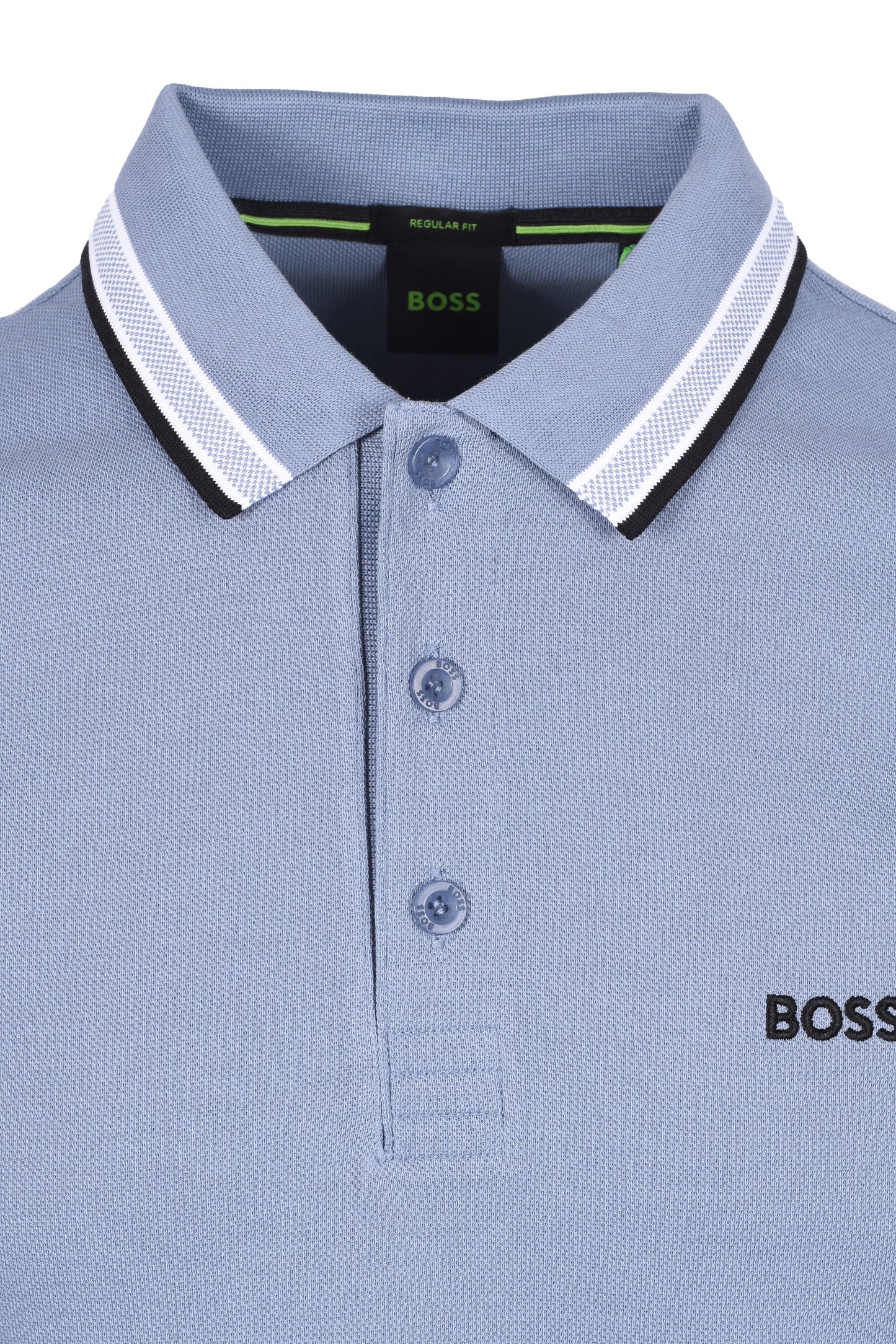 Boss Green Paddy Polo Open Blue