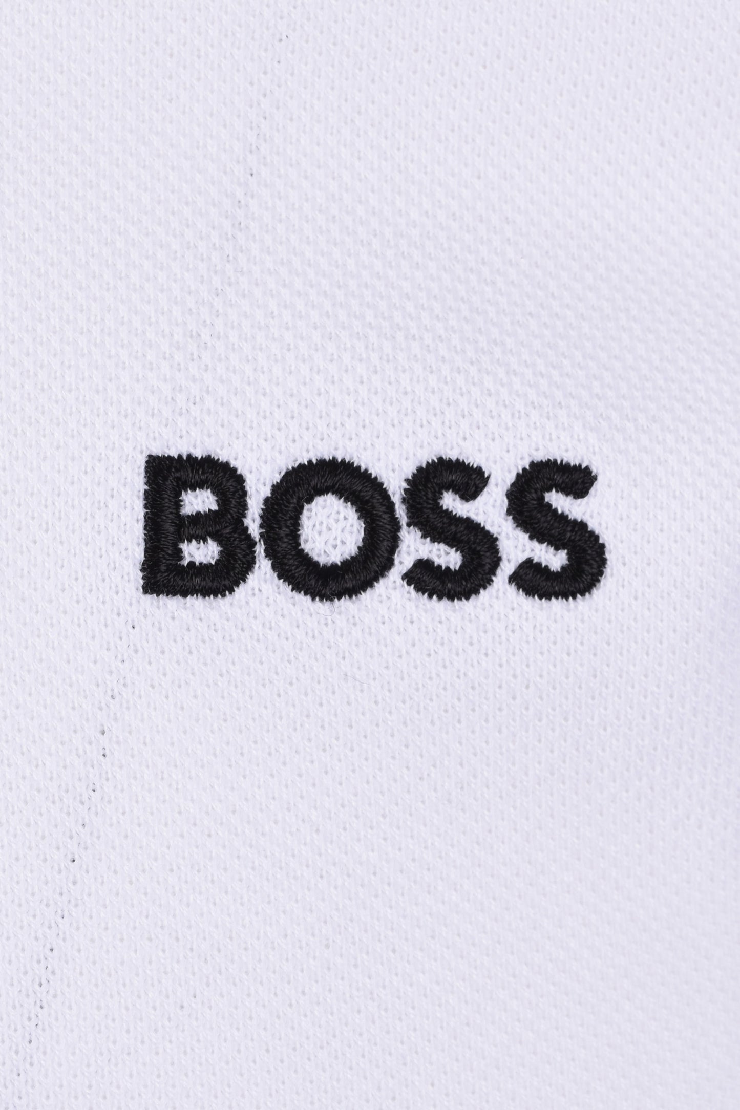 Boss Green Paddy Polo Open White with Blue