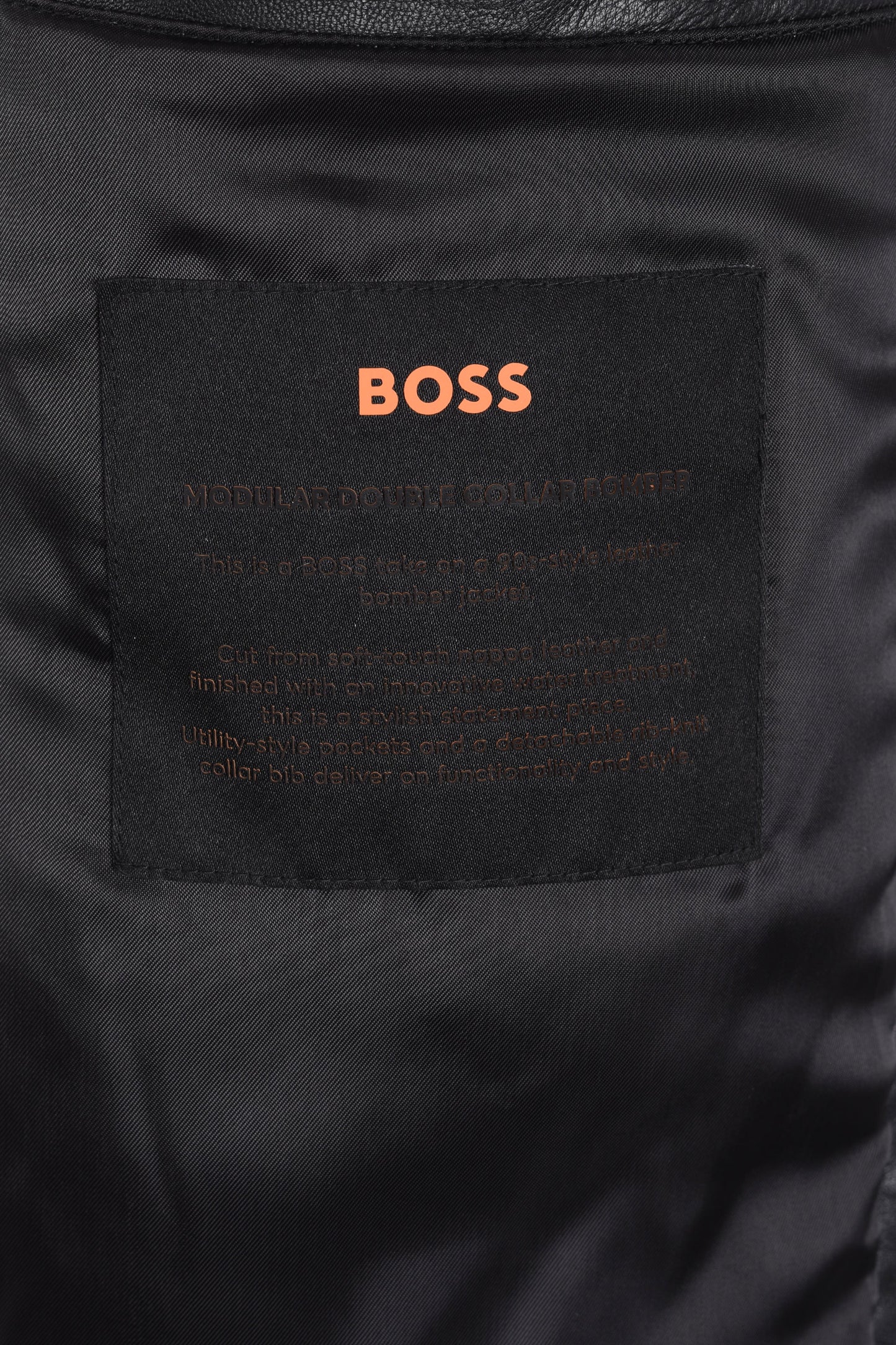 Boss Orange BOSS JOLIGHTS JACKET BLACK Boss Orange Michael Stewart Menswear Jackets