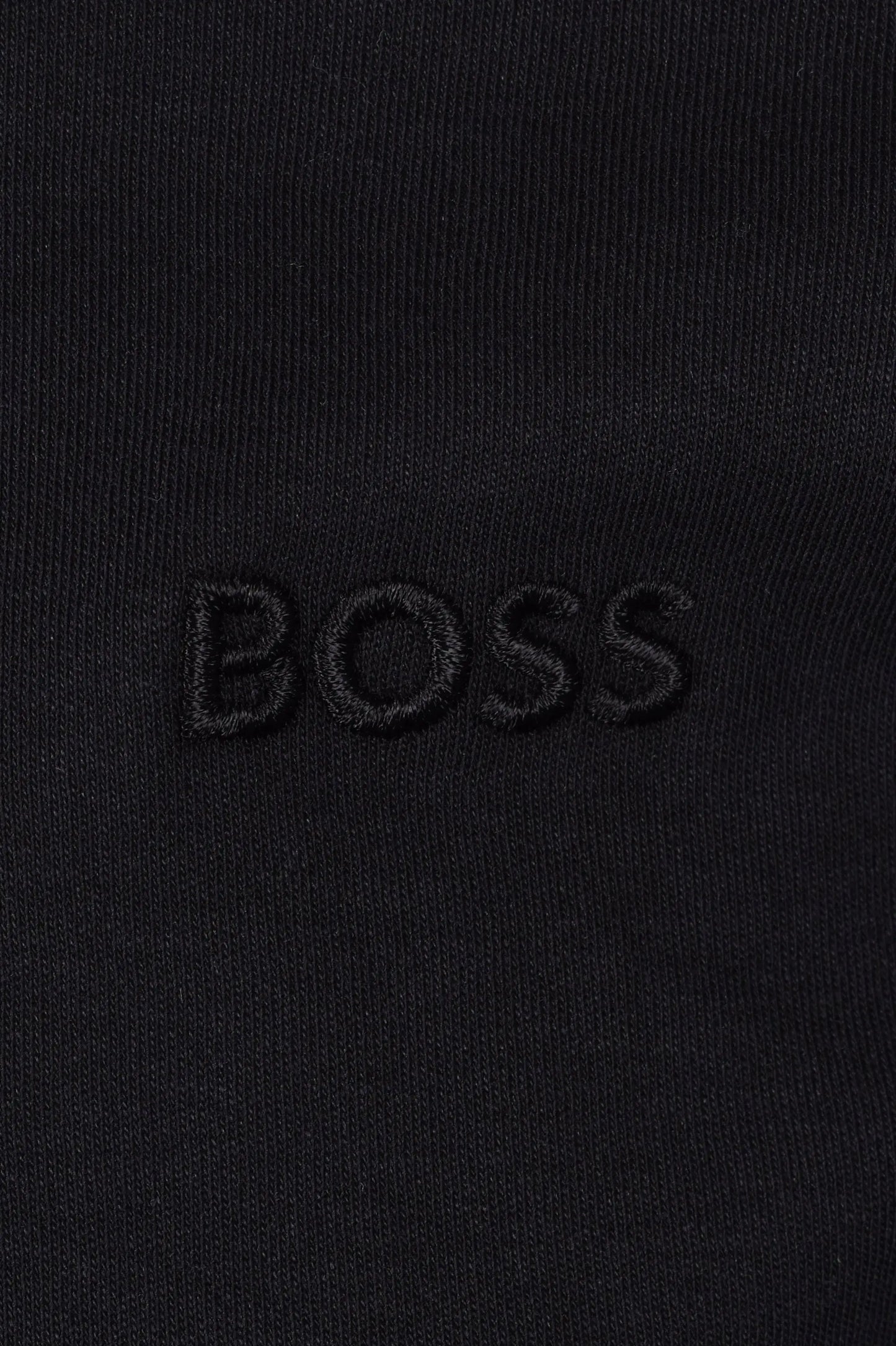 Boss Orange Interlock Polo Black Boss Orange