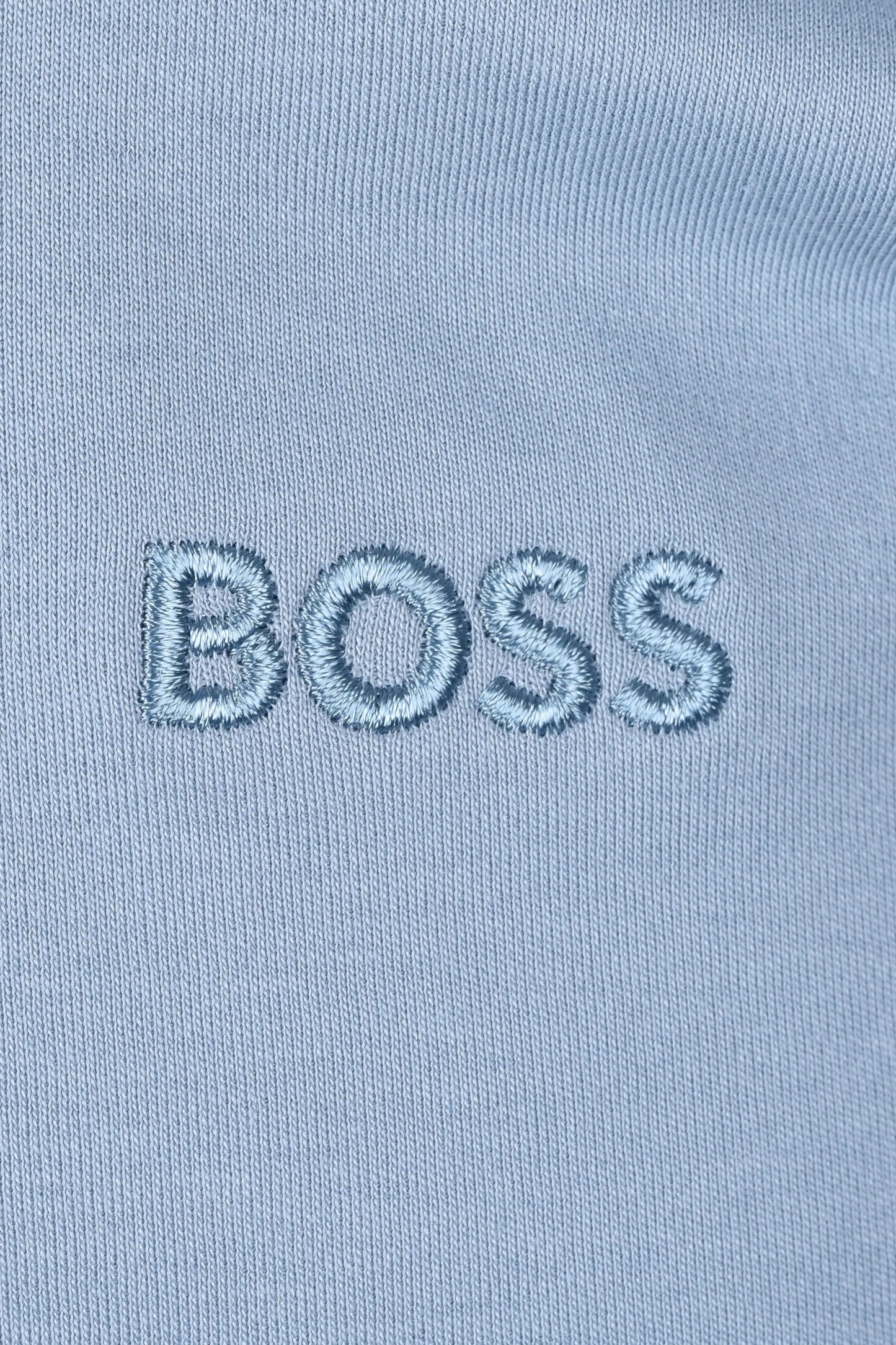 Boss Orange Interlock Polo Light Pastel Blue Boss Orange